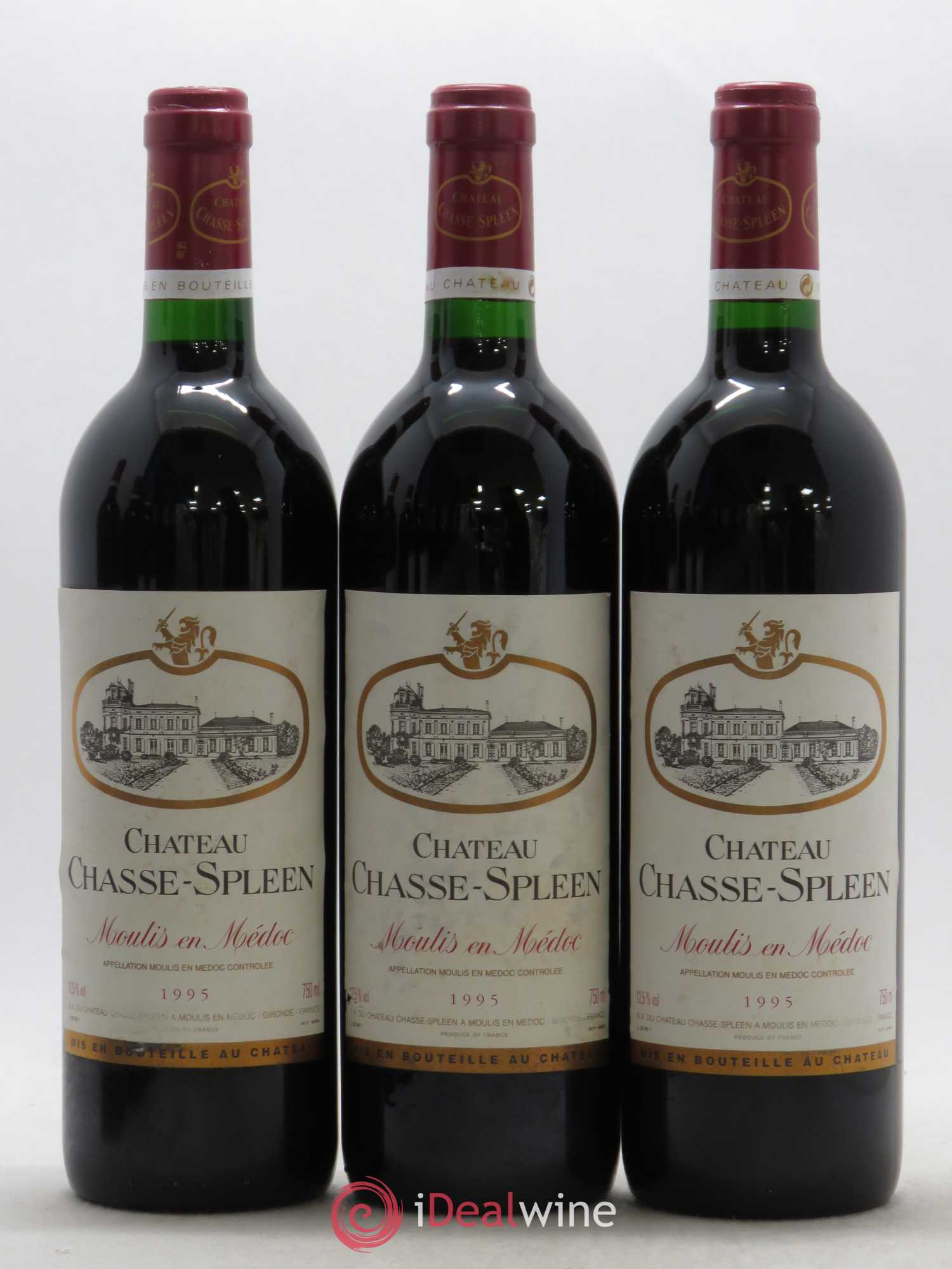 Château Chasse Spleen 1995 - Lot de 12 bouteilles - 2
