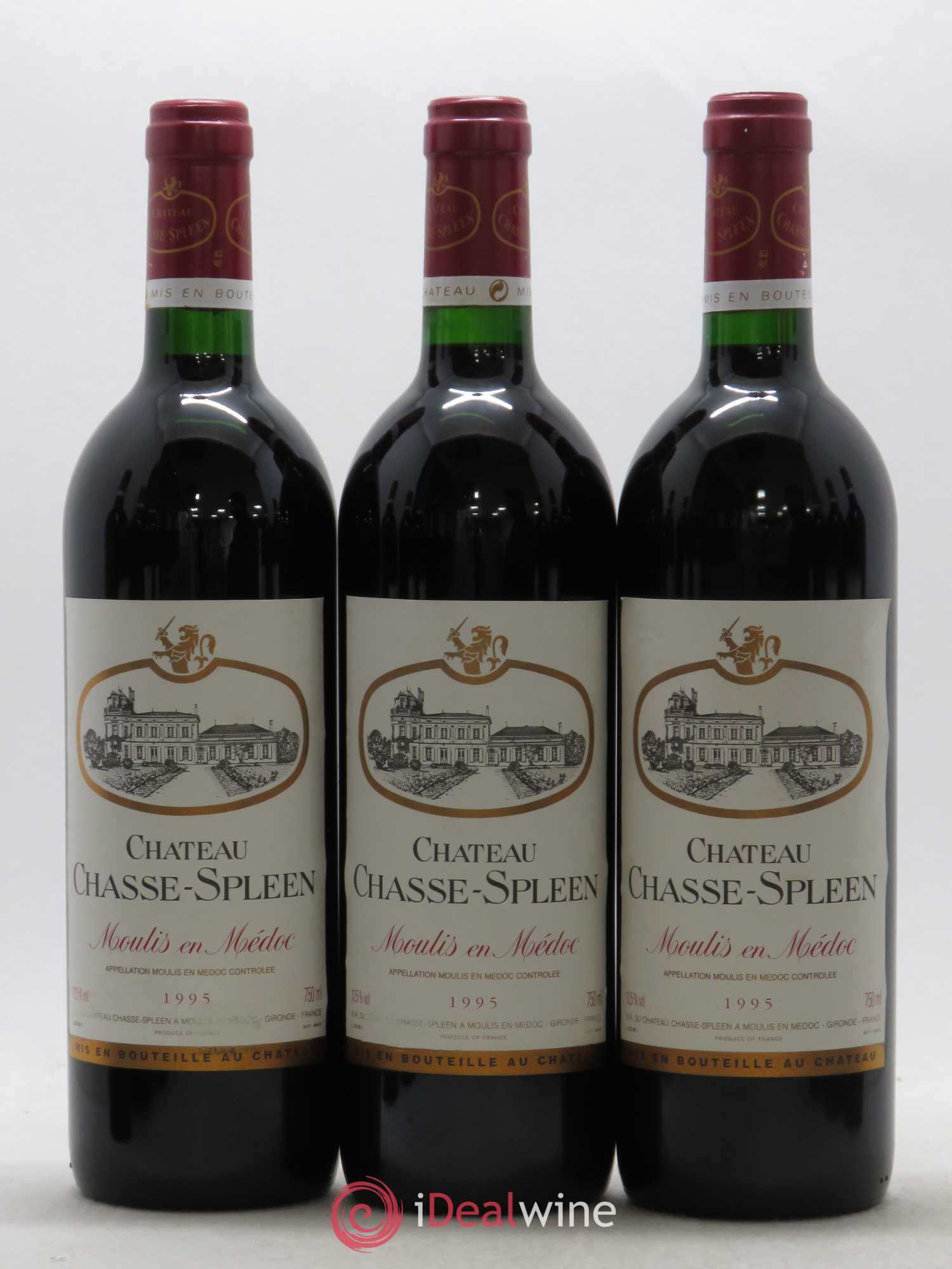 Château Chasse Spleen 1995 - Lot de 12 bouteilles - 4