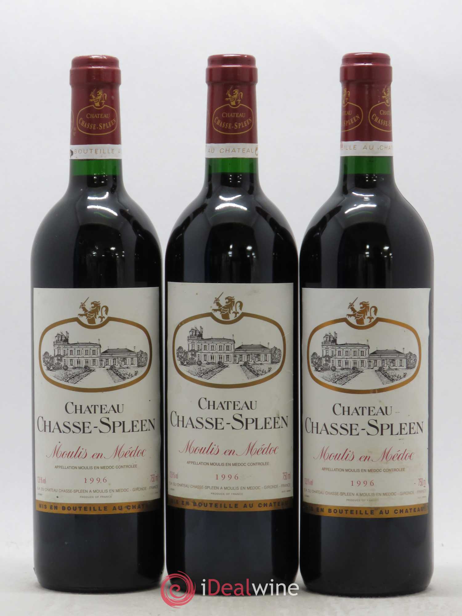 Château Chasse Spleen 1996 - Lot de 6 bouteilles - 1