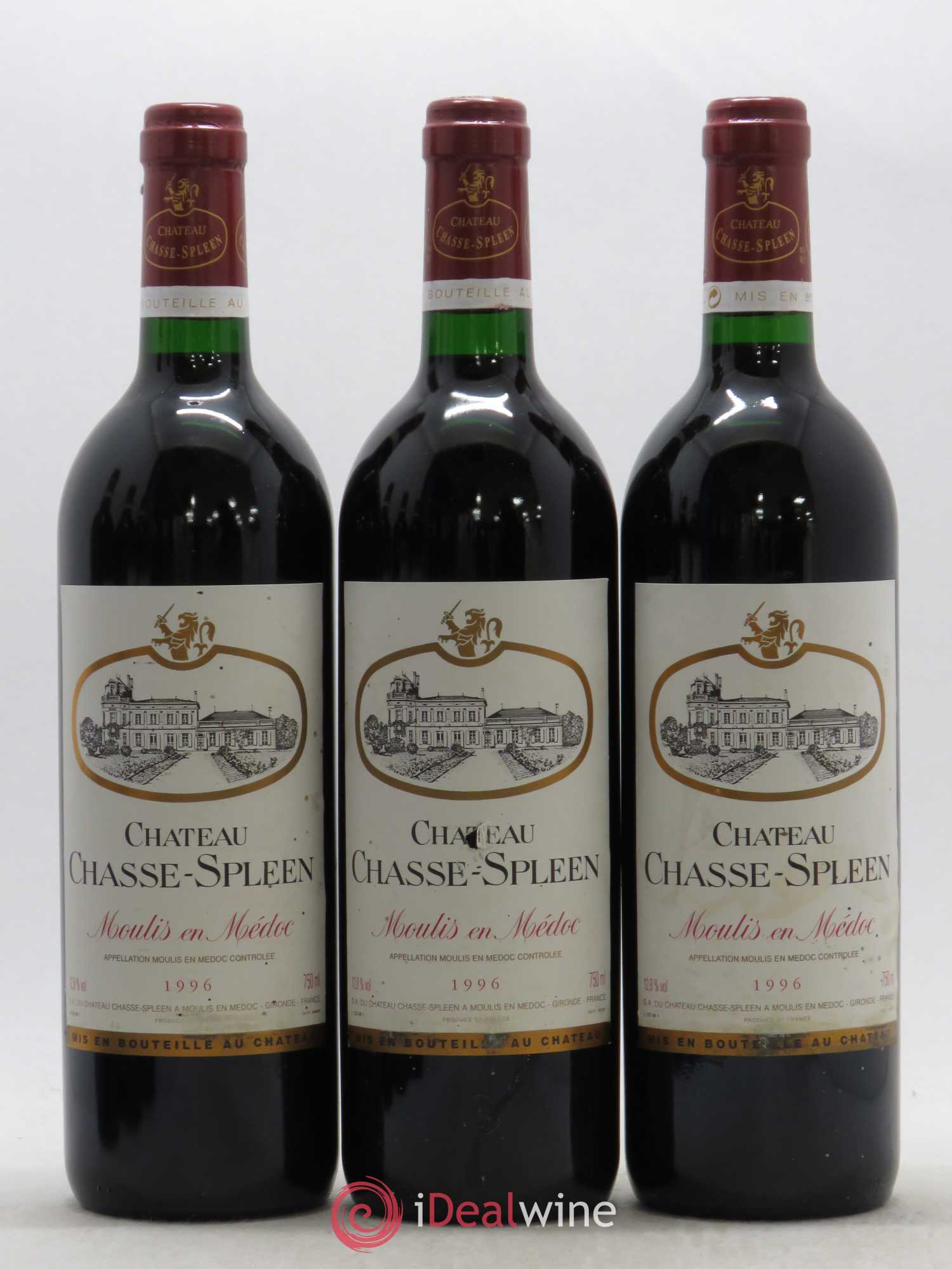 Château Chasse Spleen 1996 - Lot de 6 bouteilles - 2