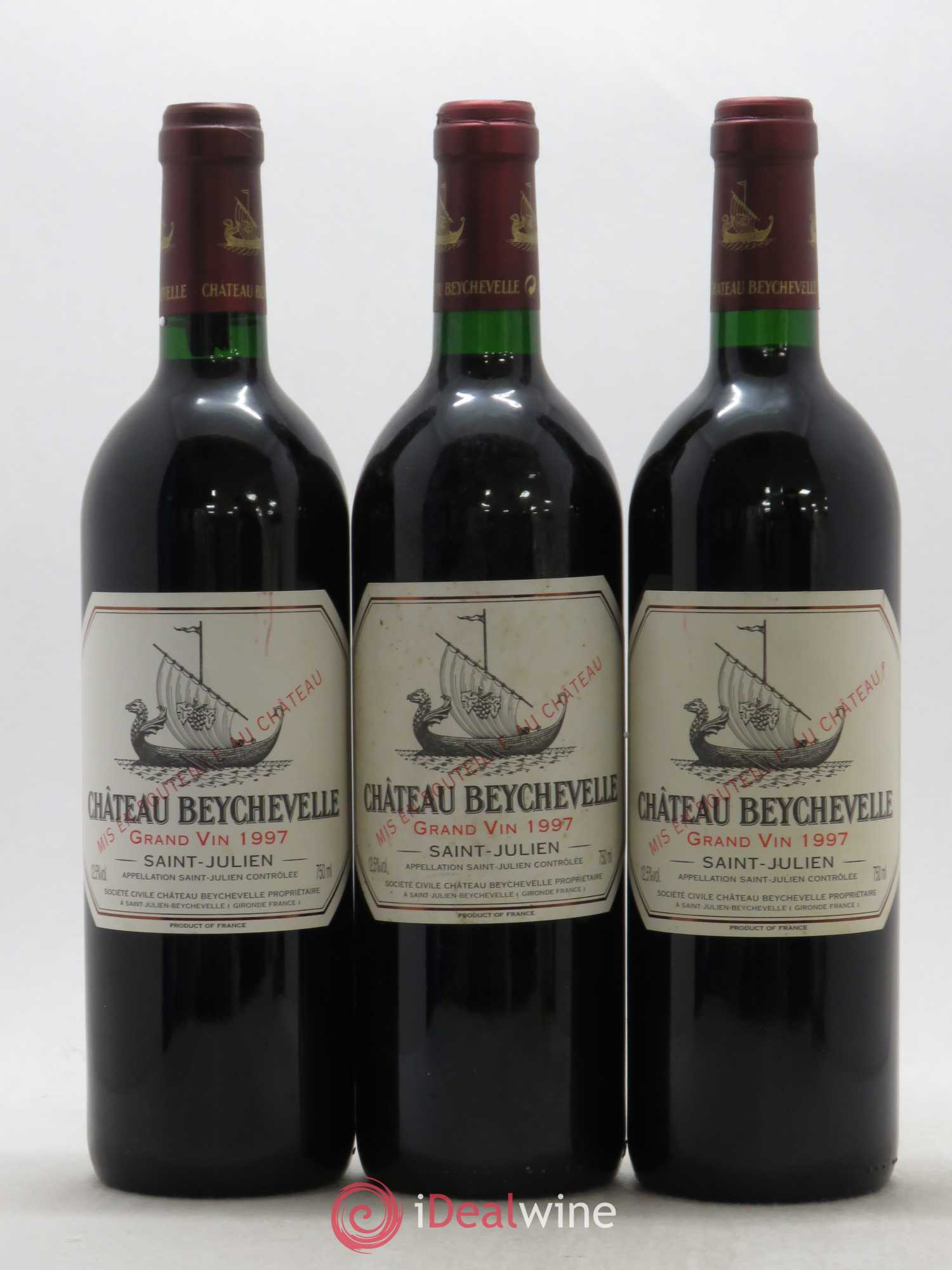 Château Beychevelle 4ème Grand Cru Classé 1997 - Lot de 6 bouteilles - 1
