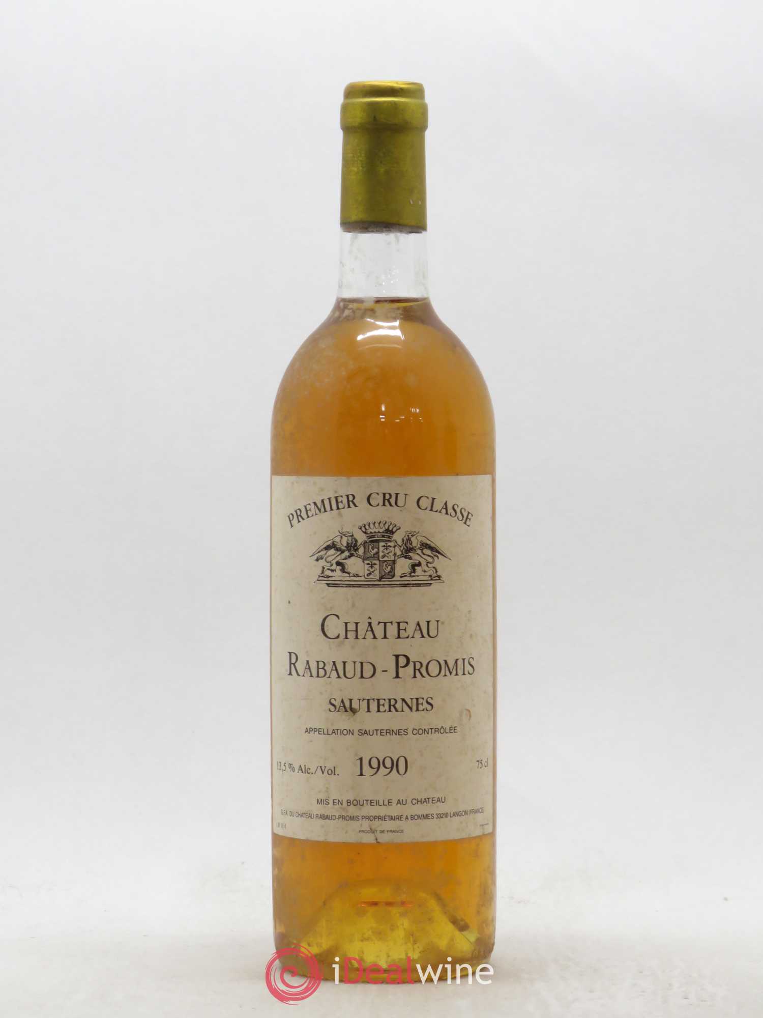 Château Rabaud Promis 1er Grand Cru Classé 1990 - Posten von 1 Flasche - 0