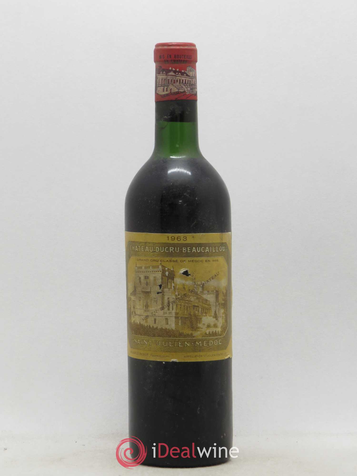 Château Ducru Beaucaillou 2ème Grand Cru Classé 1963 - Lot de 1 bouteille - 0