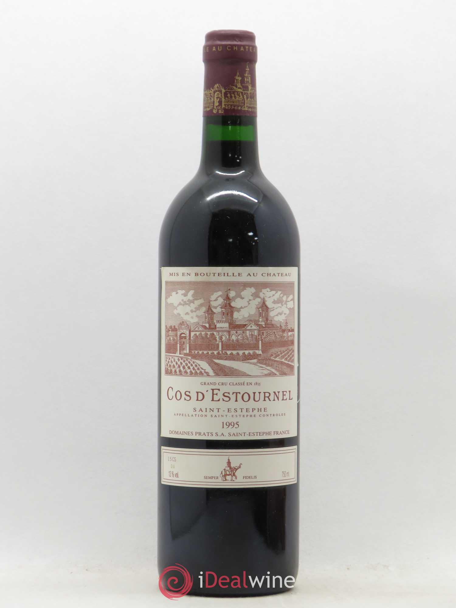 Cos d'Estournel 2ème Grand Cru Classé 1995 - Lot de 1 bouteille - 0