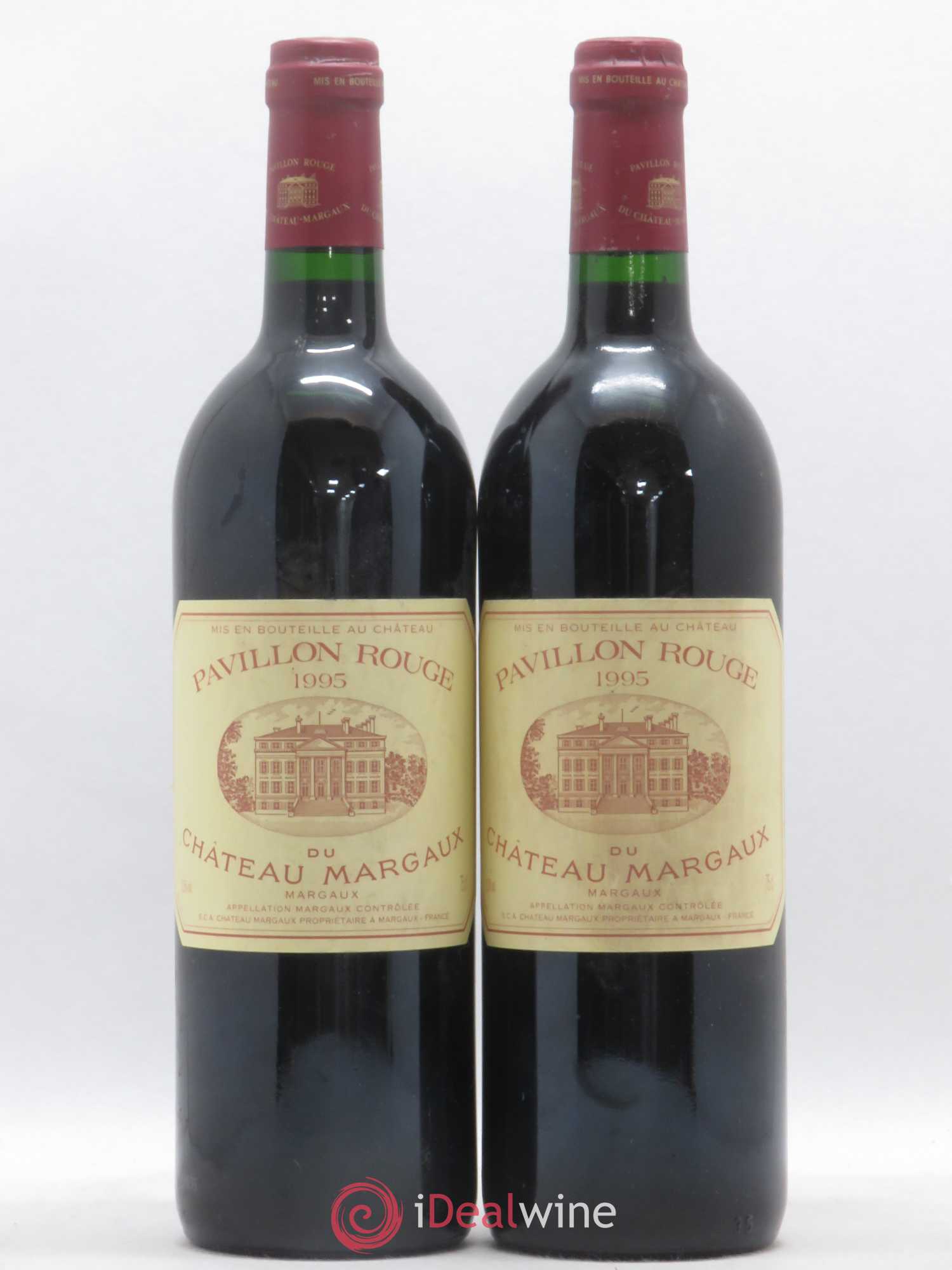 Pavillon Rouge du Château Margaux Second Vin 1995 - Lot de 2 bouteilles - 0
