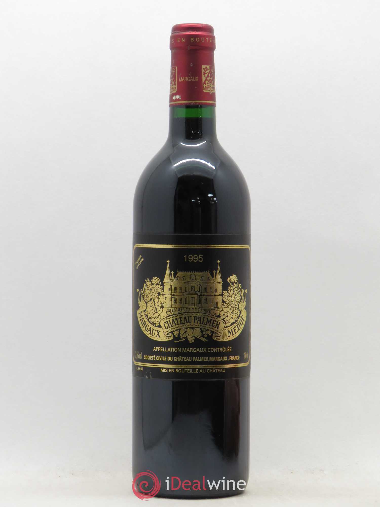 Château Palmer 3ème Grand Cru Classé 1995 - Lot de 1 bouteille - 0