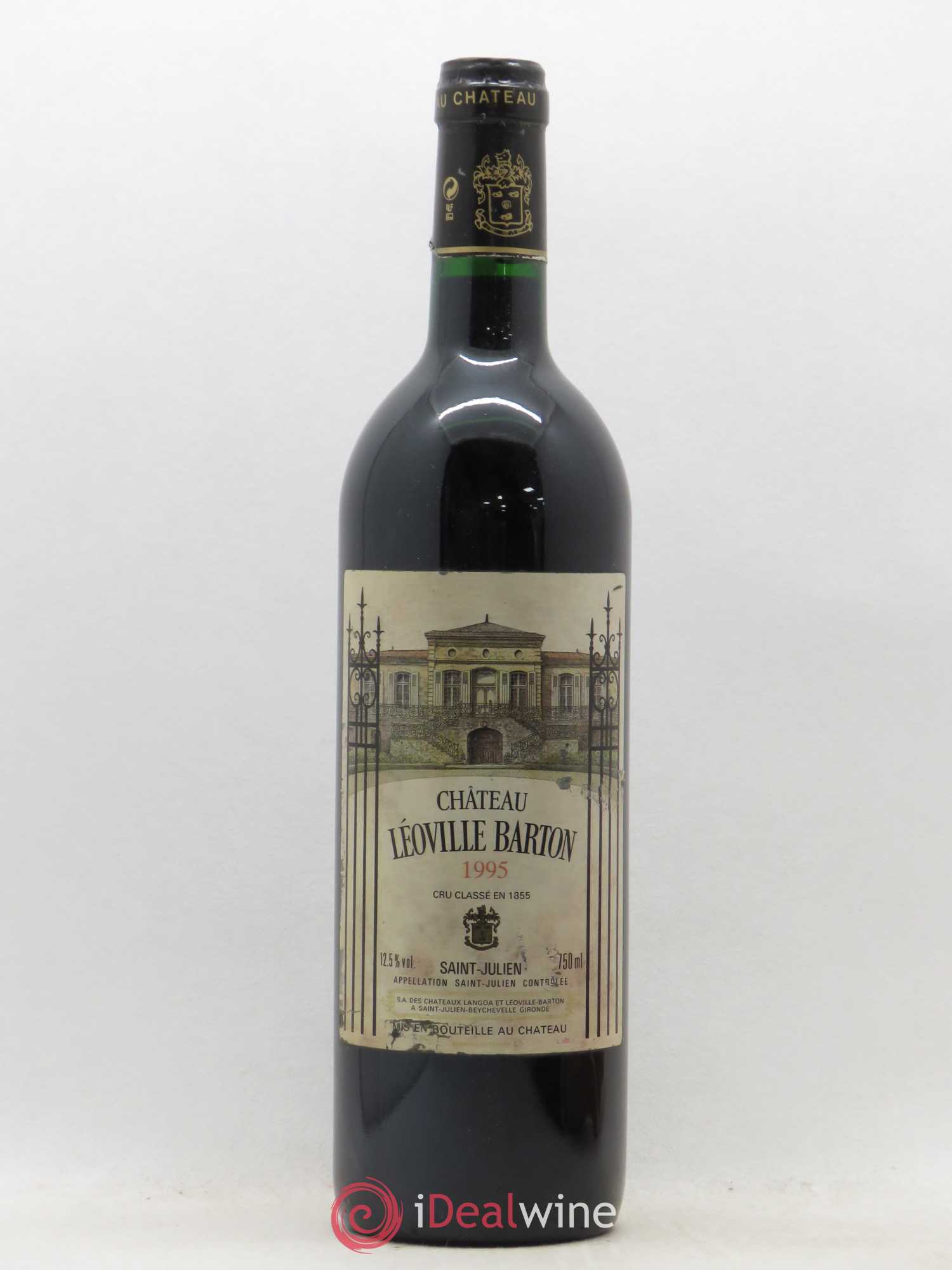 Château Léoville Barton 2ème Grand Cru Classé 1995 - Lot de 1 bouteille - 0