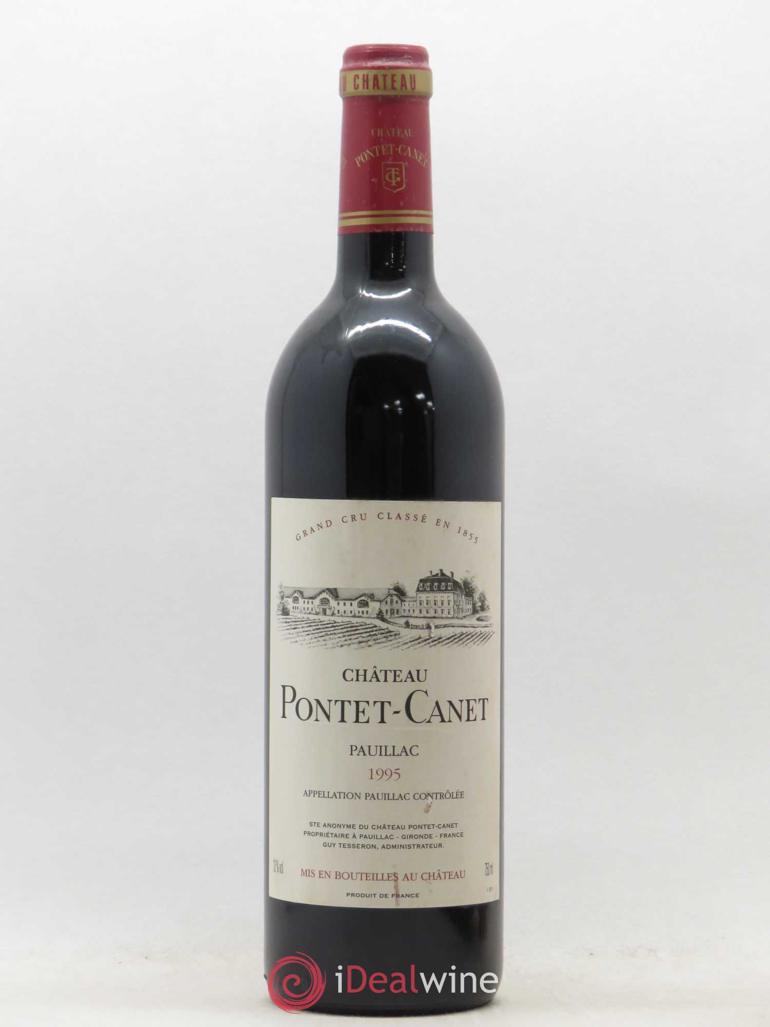 Château Pontet Canet 5ème Grand Cru Classé 1995 - Lot de 1 bouteille - 0
