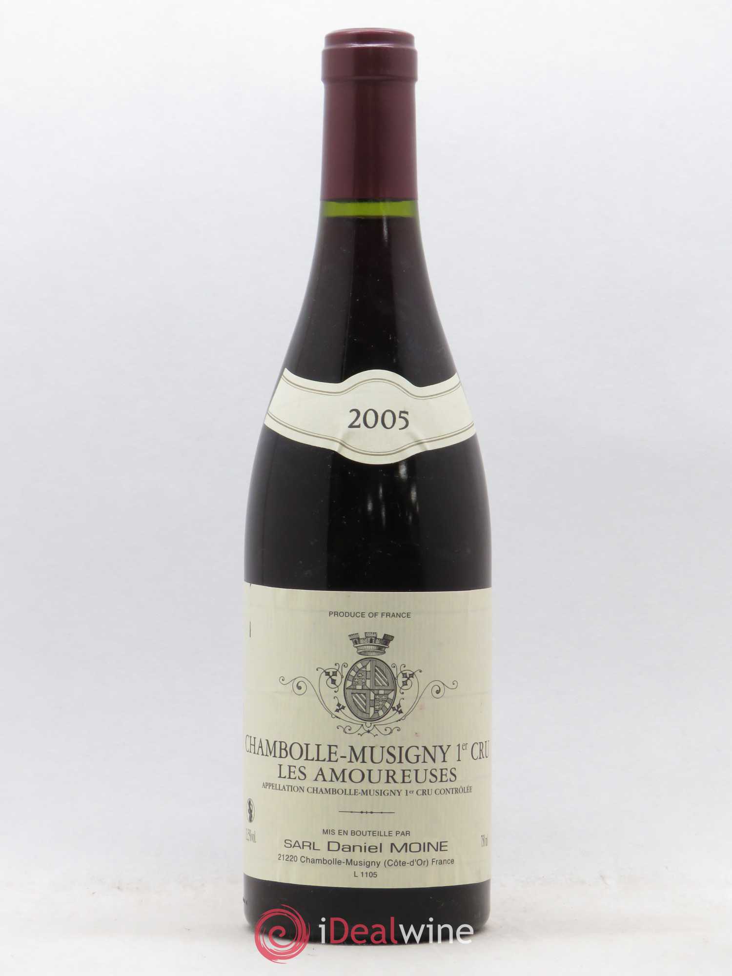 Chambolle-Musigny 1er Cru Daniel Moine 2005 - Lot de 1 bouteille - 0