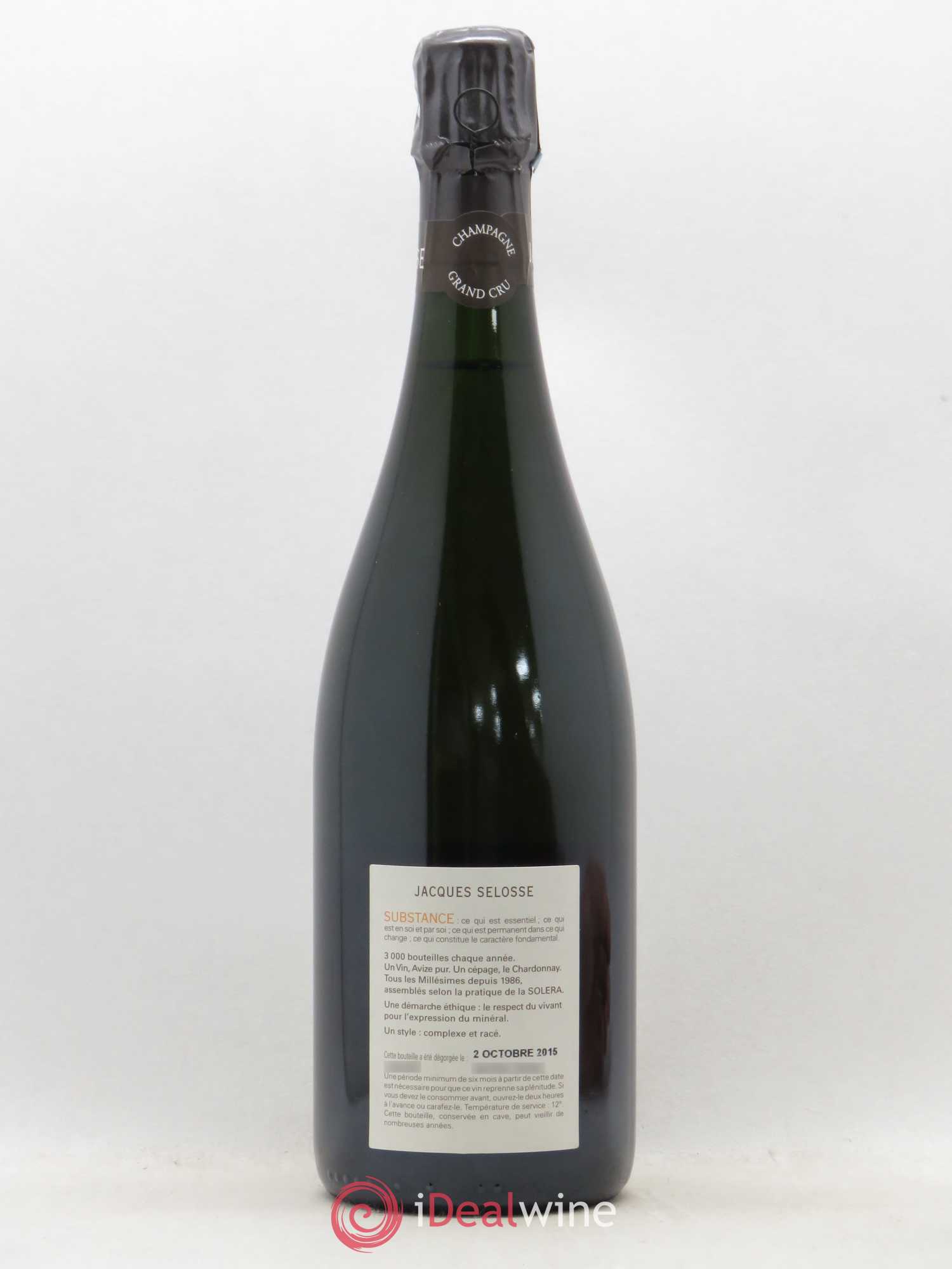 Substance Jacques Selosse - Lot de 1 bouteille - 1