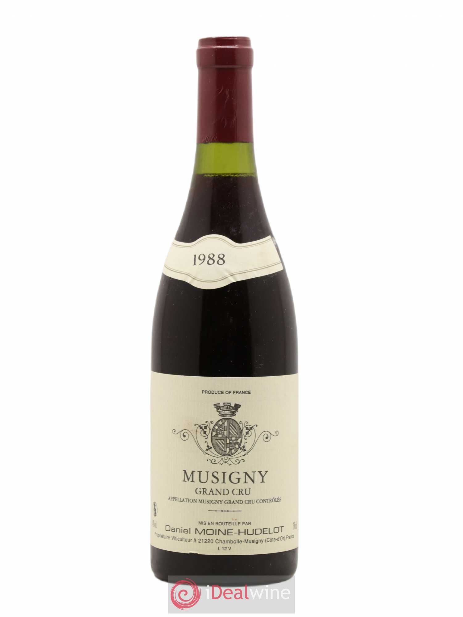 Musigny Grand Cru Moine-Hudelot (Domaine) 1988 - Lot de 1 bouteille - 0