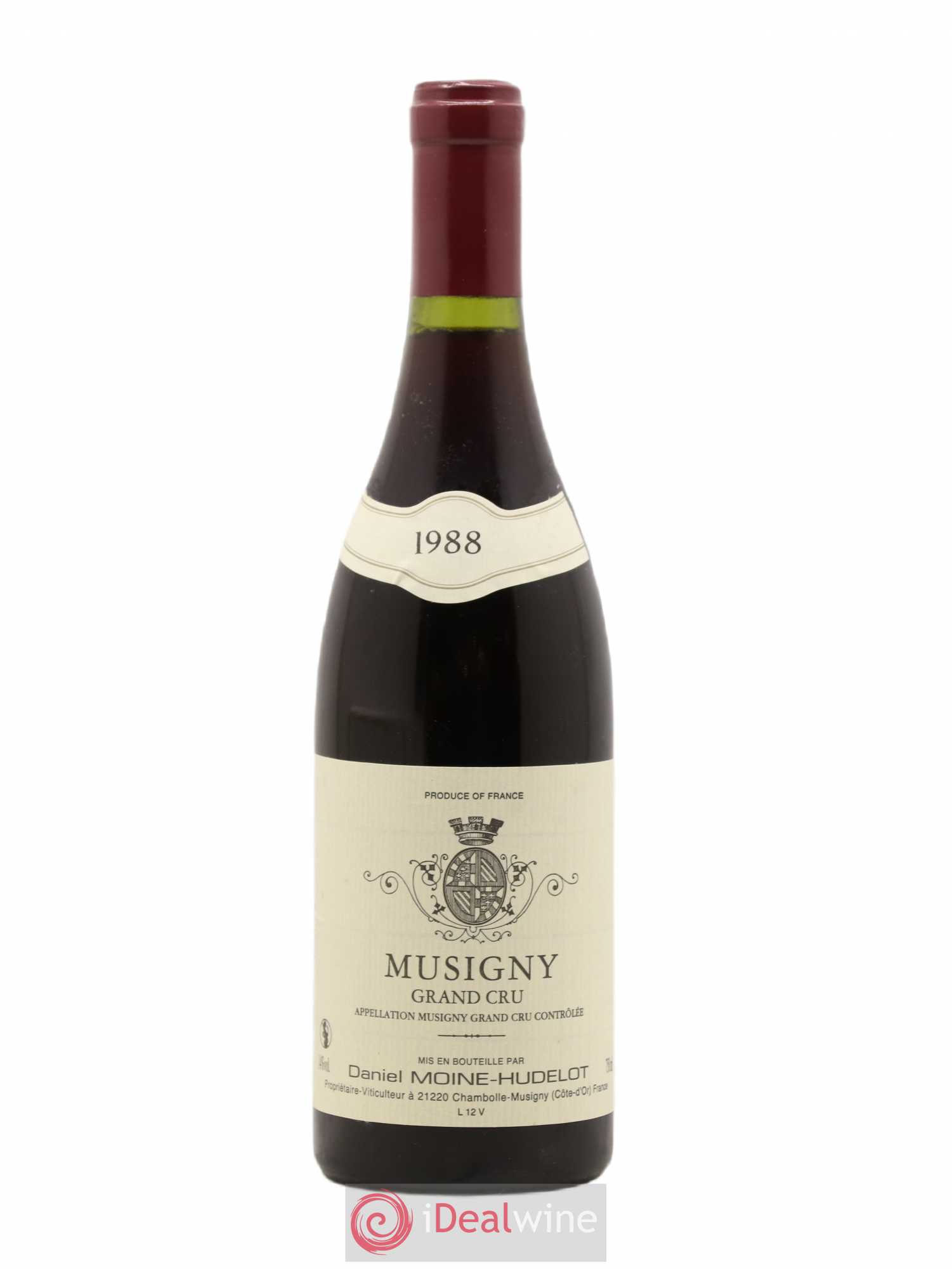 Musigny Grand Cru Moine-Hudelot (Domaine) 1988 - Lot de 1 bouteille - 0