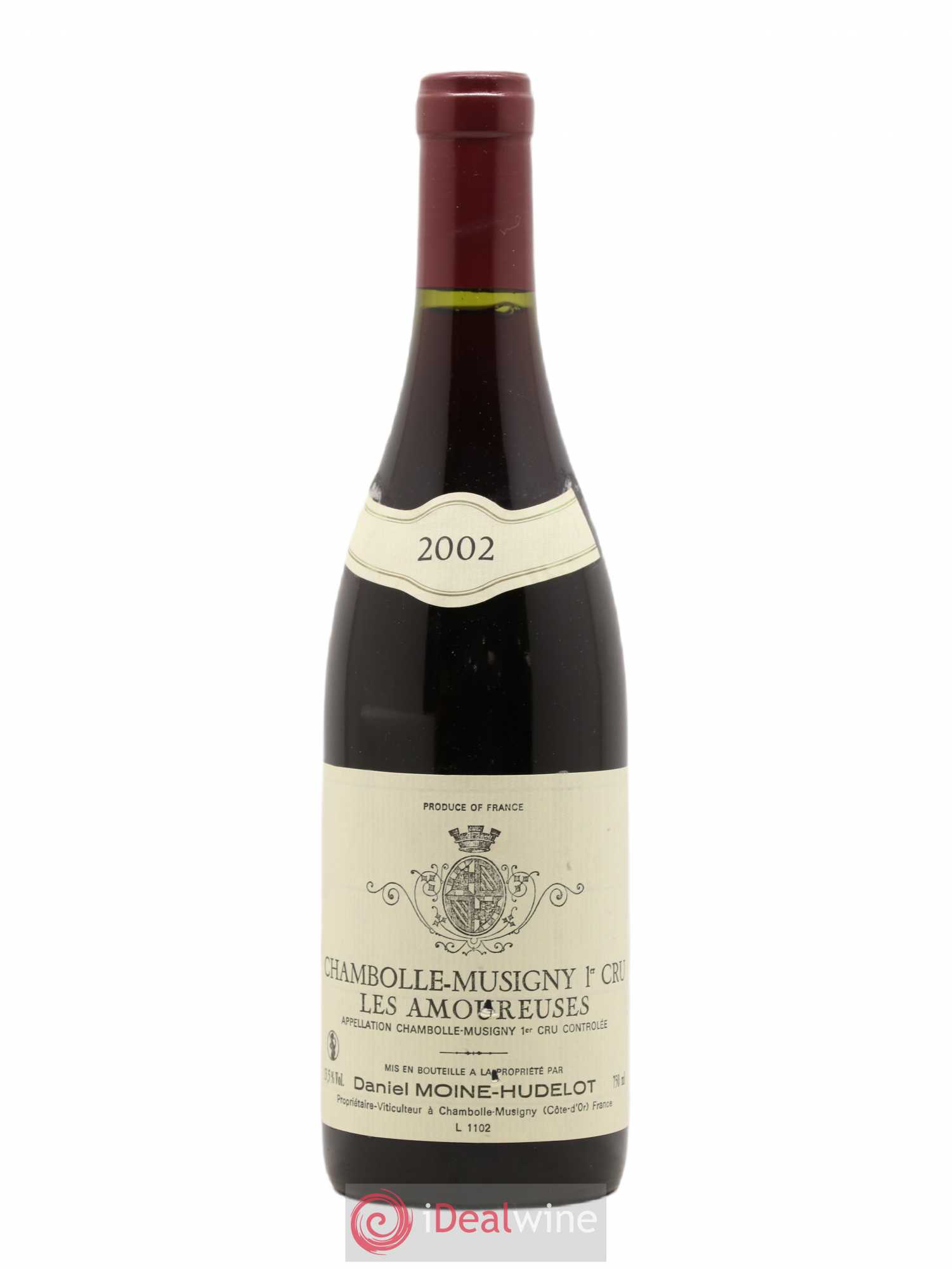 Chambolle-Musigny 1er Cru Les Amoureuses Moine-Hudelot (Domaine) 2002 - Lot de 1 bouteille - 0