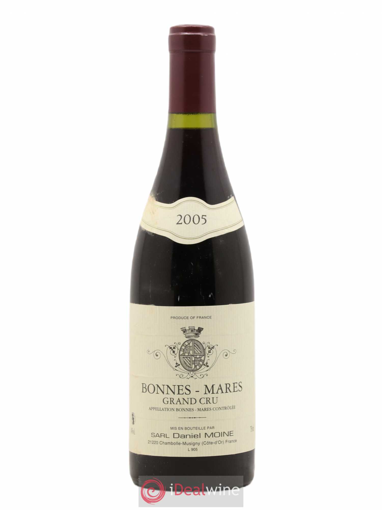 Bonnes-Mares Grand Cru Daniel Moine 2005 - Lot de 1 bouteille - 0