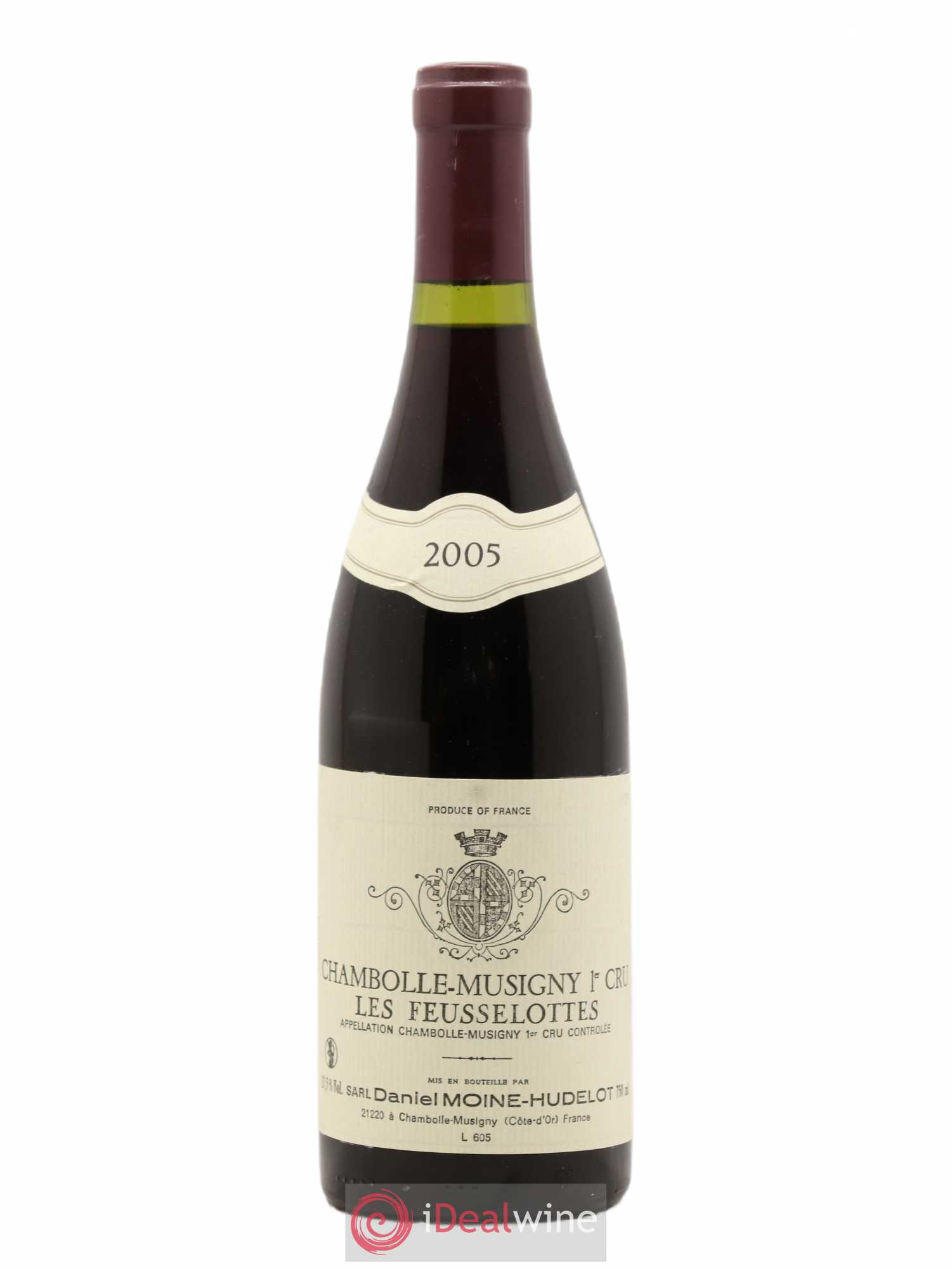 Chambolle-Musigny 1er Cru Les Feusselottes Moine-Hudelot (Domaine) 2005 - Lot de 1 bouteille - 0