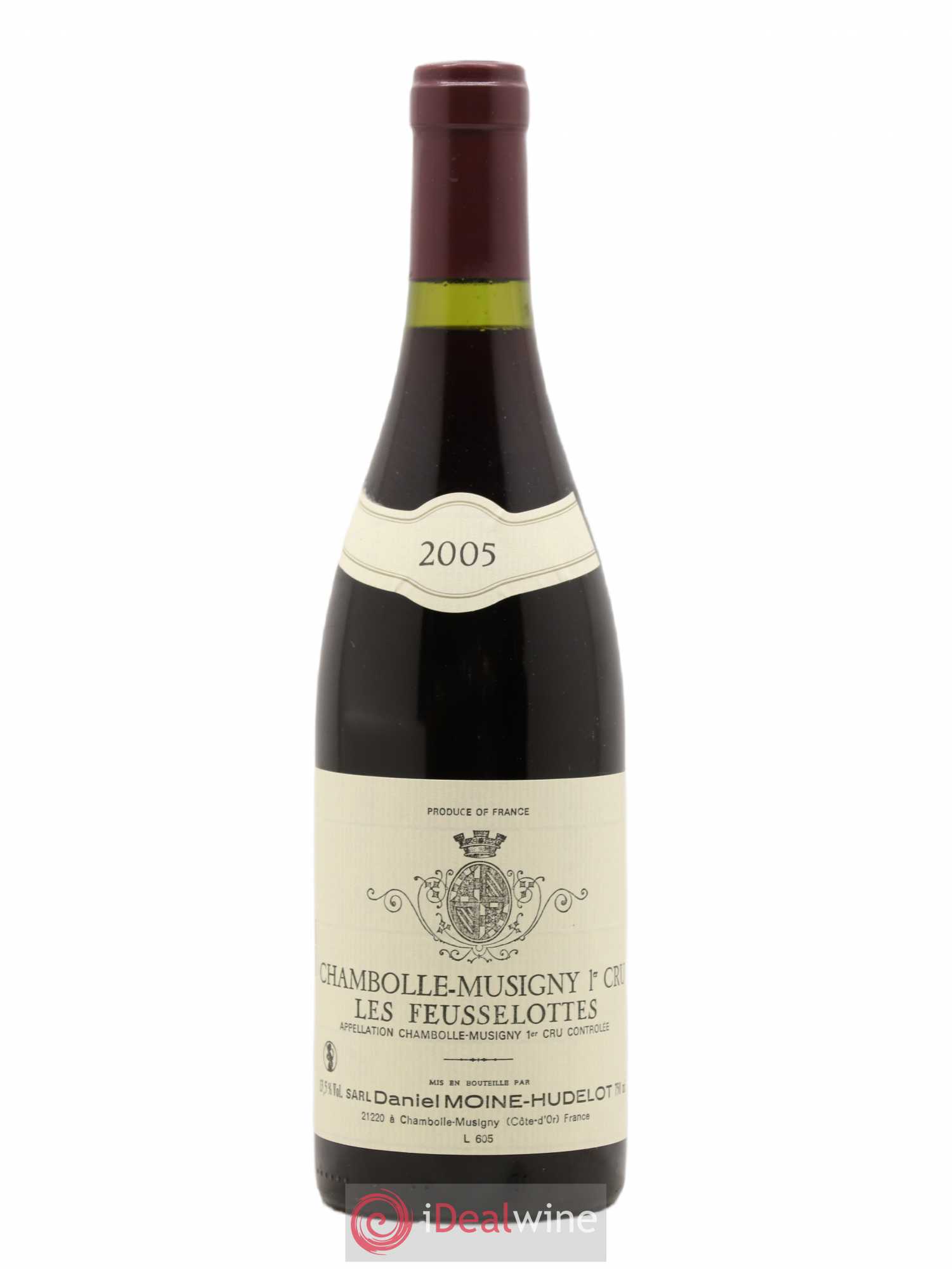 Chambolle-Musigny 1er Cru Les Feusselottes Moine-Hudelot (Domaine) 2005 - Lot de 1 bouteille - 0