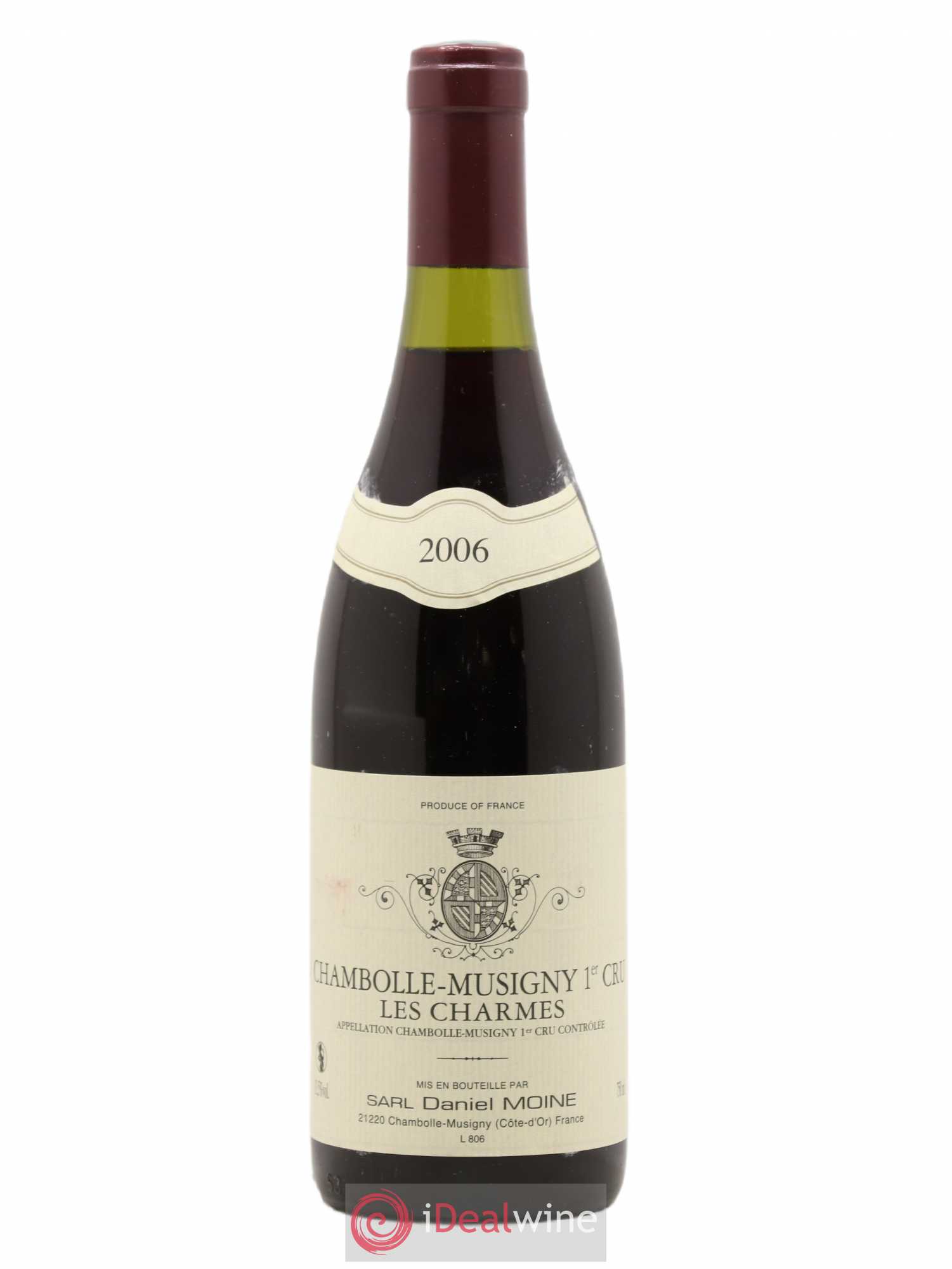 Chambolle-Musigny 1er Cru Daniel Moine 2006 - Lot de 1 bouteille - 0