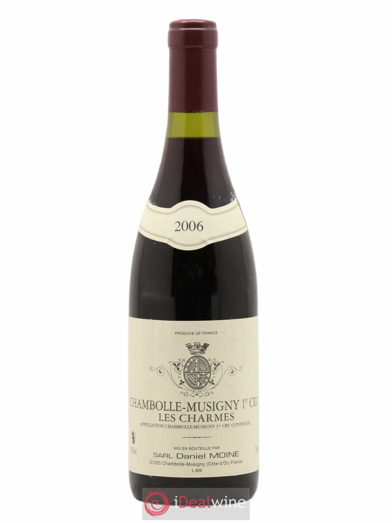 Chambolle-Musigny 1er Cru Daniel Moine 2006 - Lot de 1 bouteille - 0