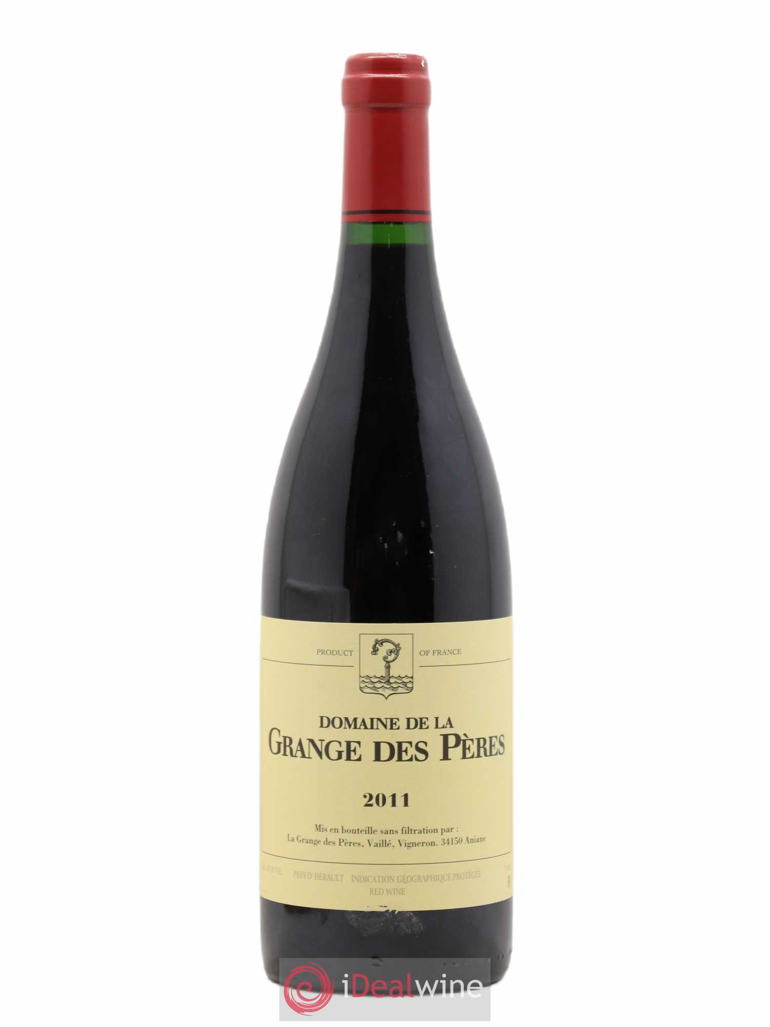 Pays d'Hérault Grange des Pères Laurent Vaillé 2011 - Lot de 1 bouteille - 0