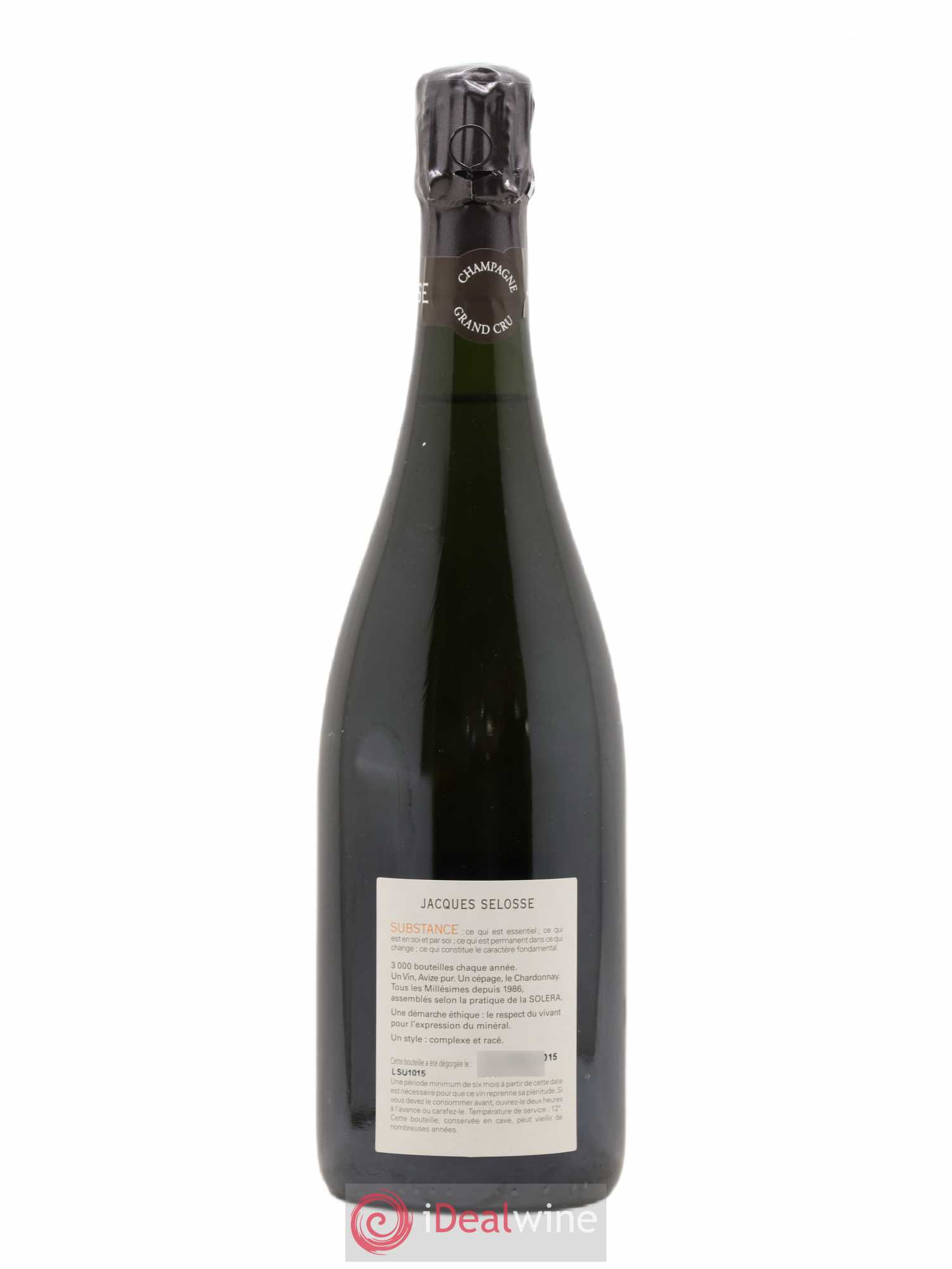 Substance Jacques Selosse - Lot de 1 bouteille - 1