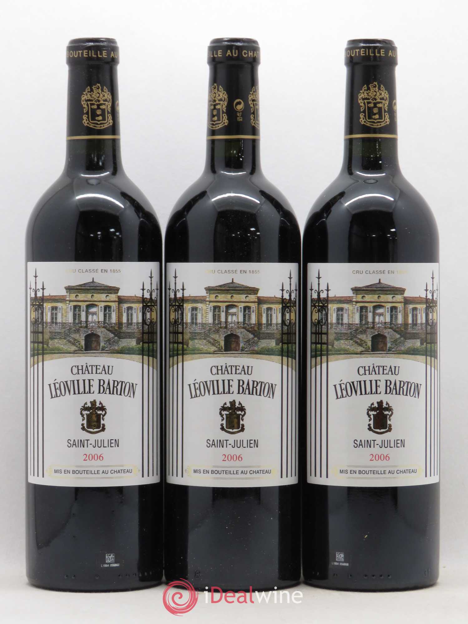 Château Léoville Barton 2ème Grand Cru Classé 2006 - Lot de 12 bouteilles - 1