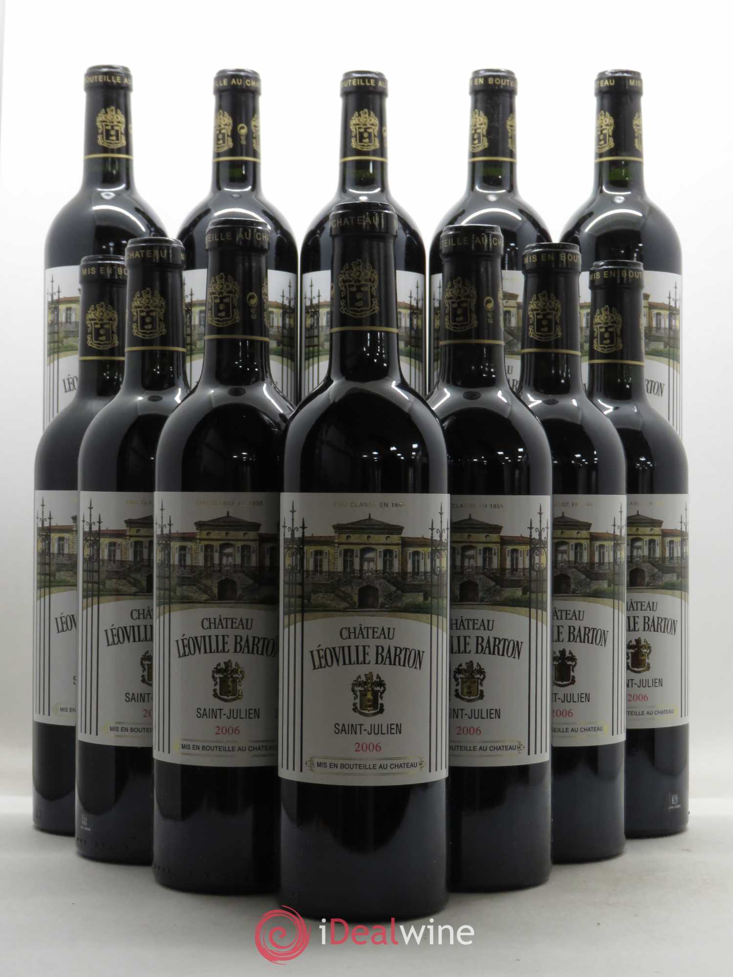 Château Léoville Barton 2ème Grand Cru Classé 2006 - Lot de 12 bouteilles - 0