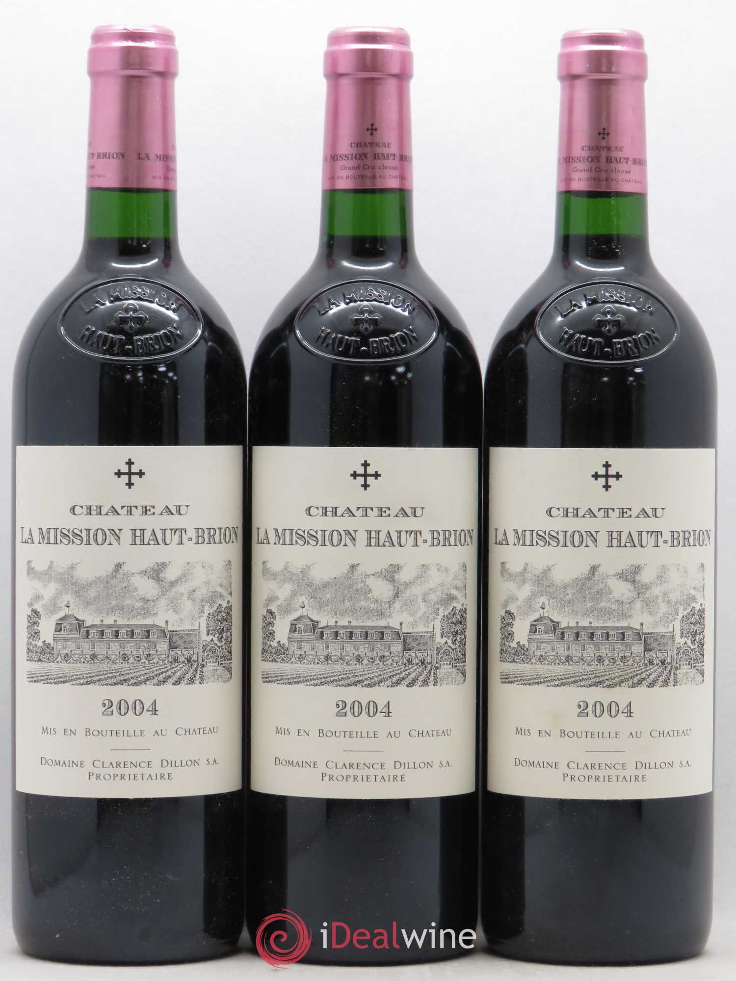 Château la Mission Haut-Brion Cru Classé de Graves 2004 - Lot de 12 bouteilles - 1