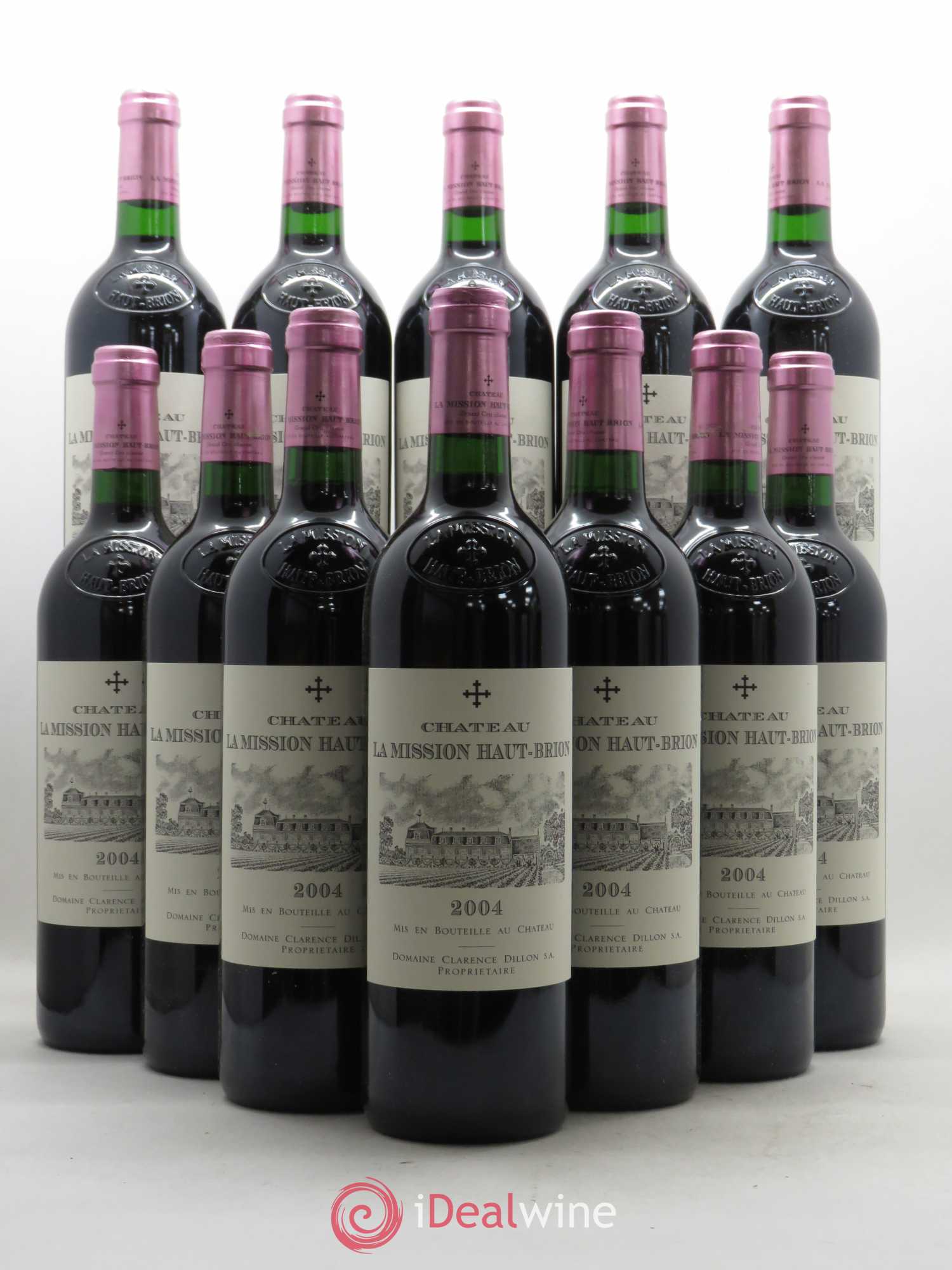 Château la Mission Haut-Brion Cru Classé de Graves 2004 - Lot de 12 bouteilles - 0