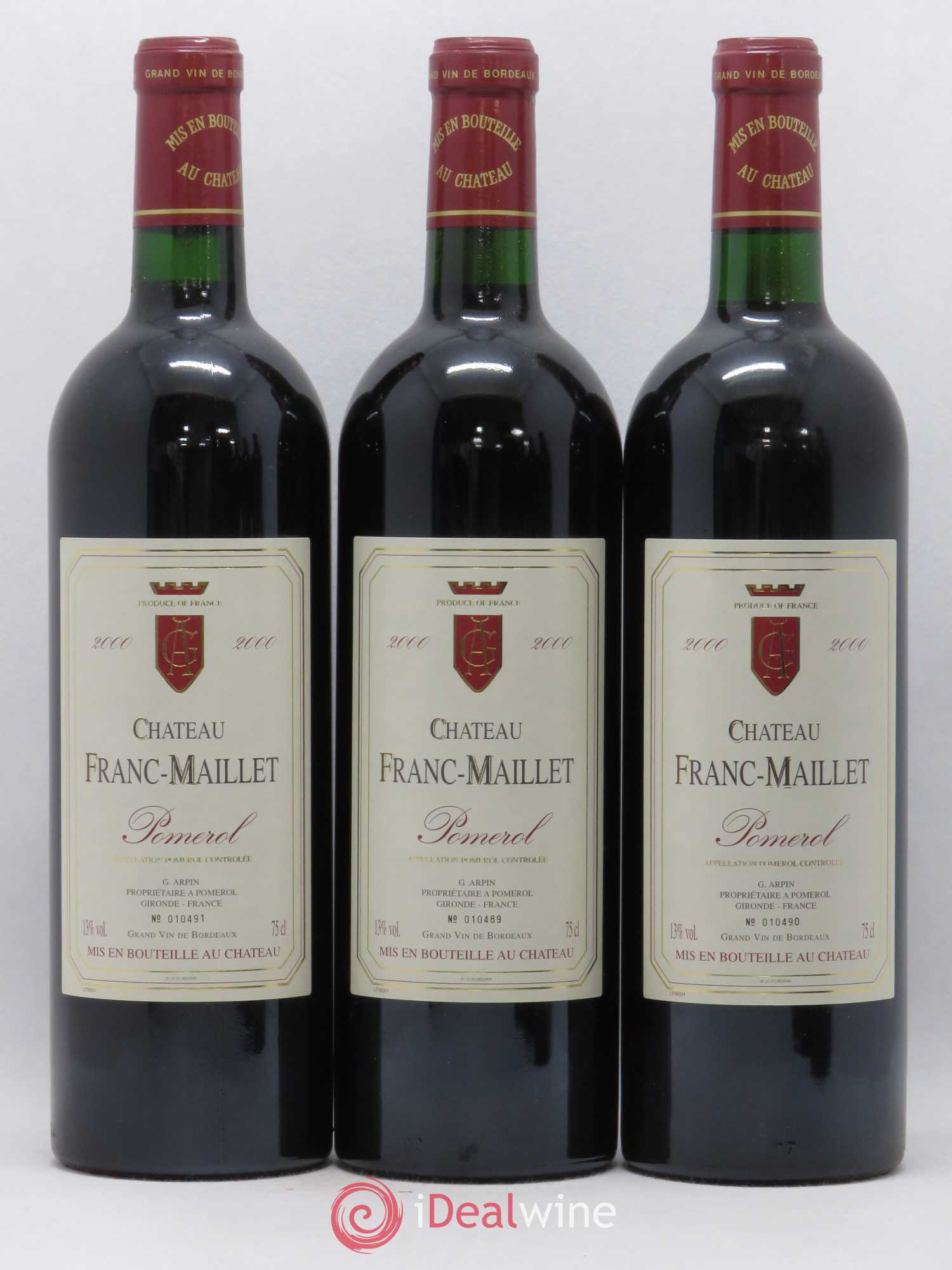 Pomerol Franc Maillet 2000 - Lot de 12 bouteilles - 4