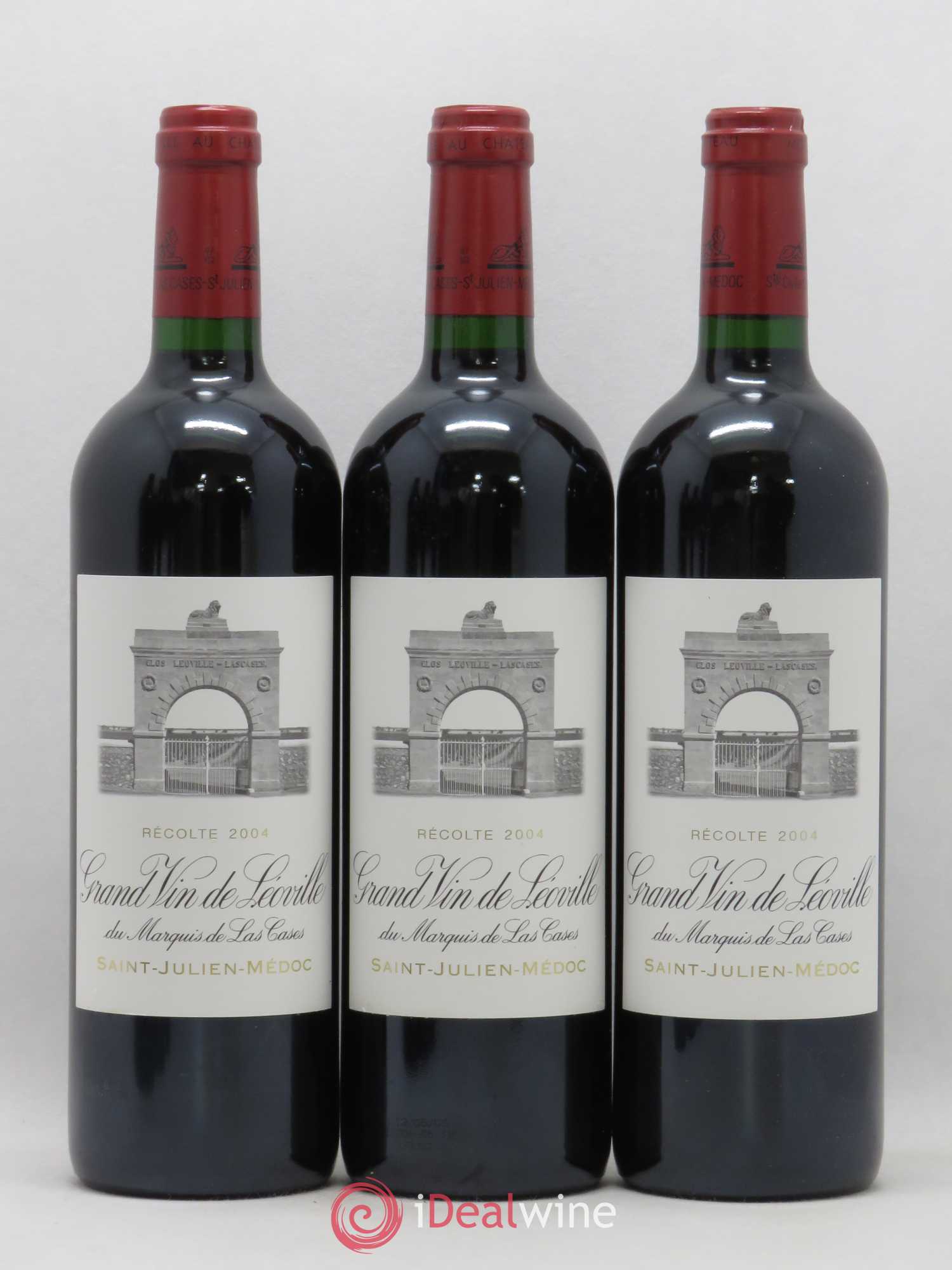 Château Léoville Las Cases 2ème Grand Cru Classé 2004 - Lot de 12 bouteilles - 1