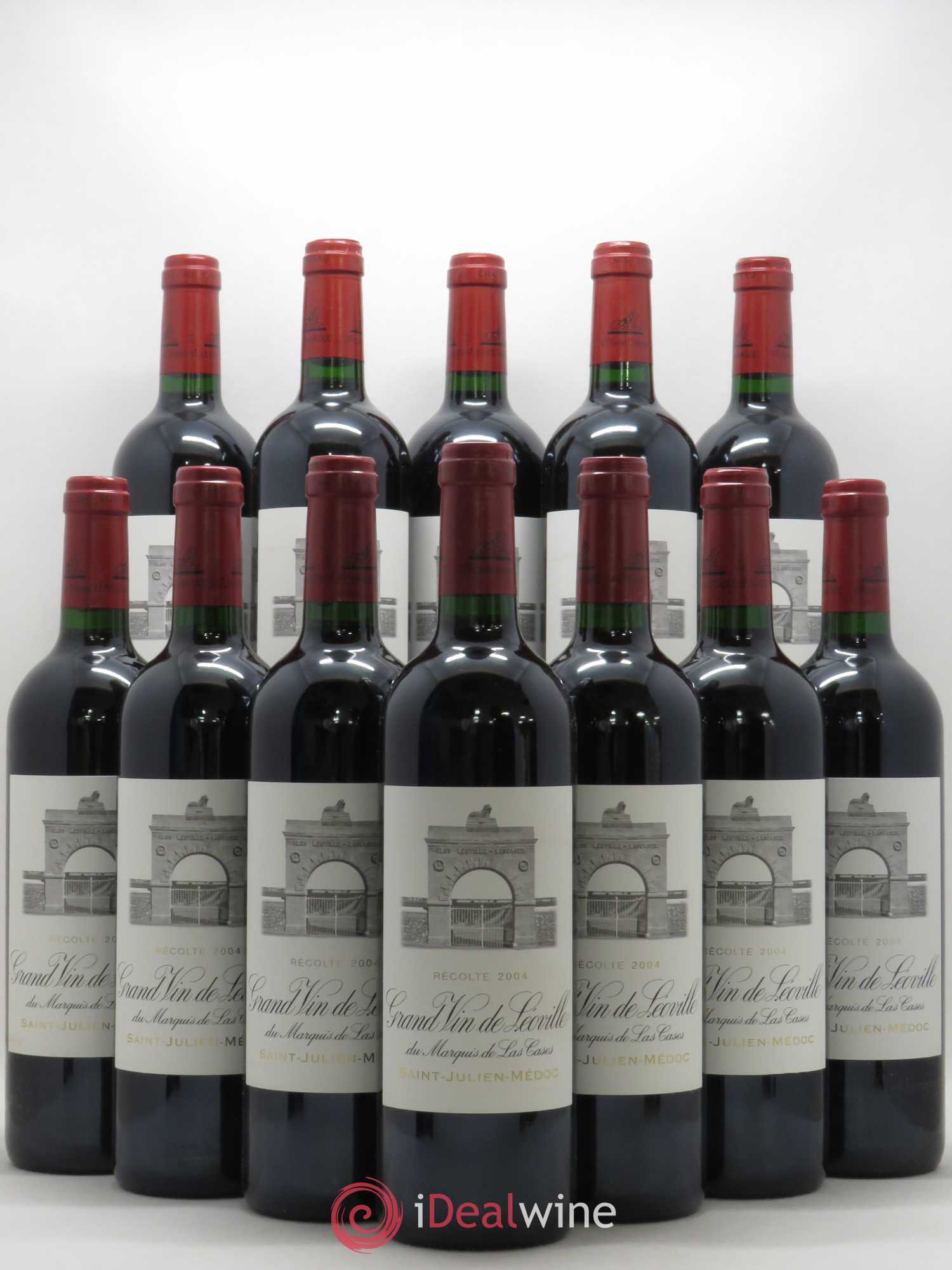 Château Léoville Las Cases 2ème Grand Cru Classé 2004 - Lot de 12 bouteilles - 0