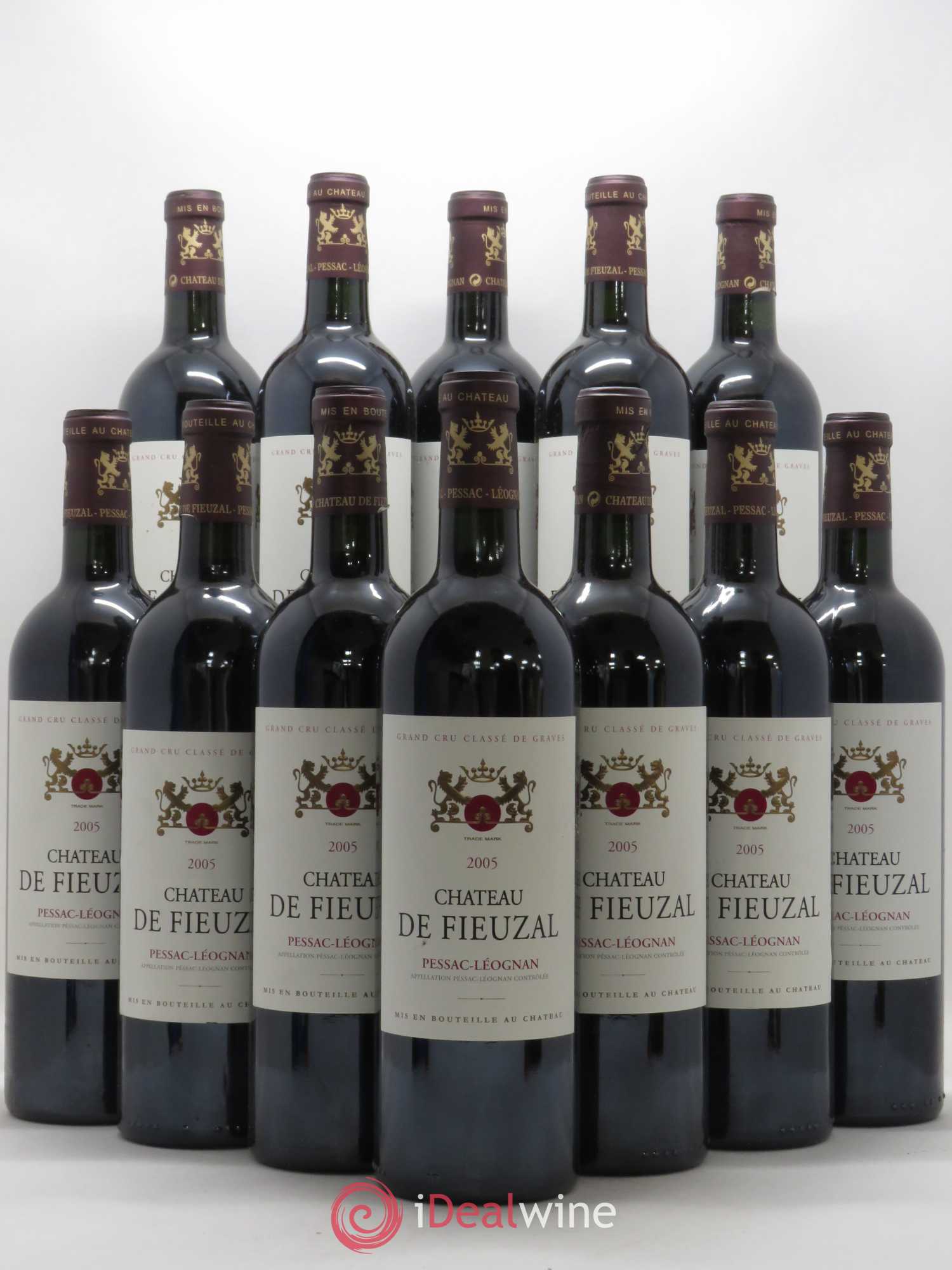 Château de Fieuzal Cru Classé de Graves 2005 - Lot de 12 bouteilles - 0