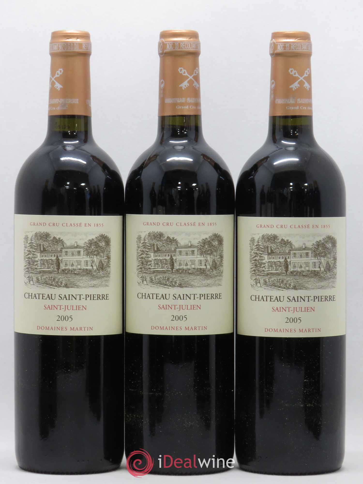 Château Saint-Pierre 4ème Grand Cru Classé 2005 - Lot de 12 bouteilles - 3