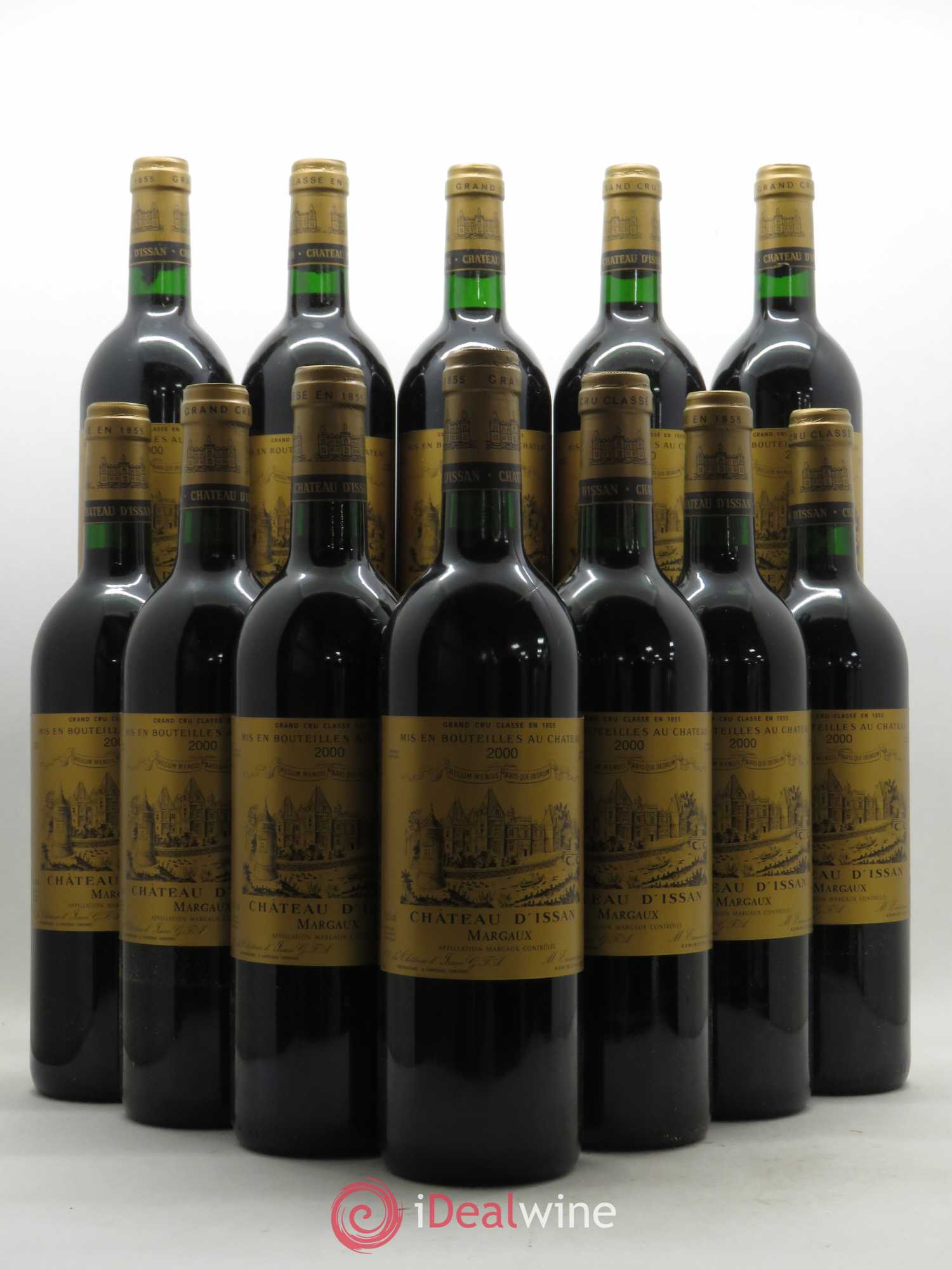 Château d'Issan 3ème Grand Cru Classé 2000 - Lot de 12 bouteilles - 0