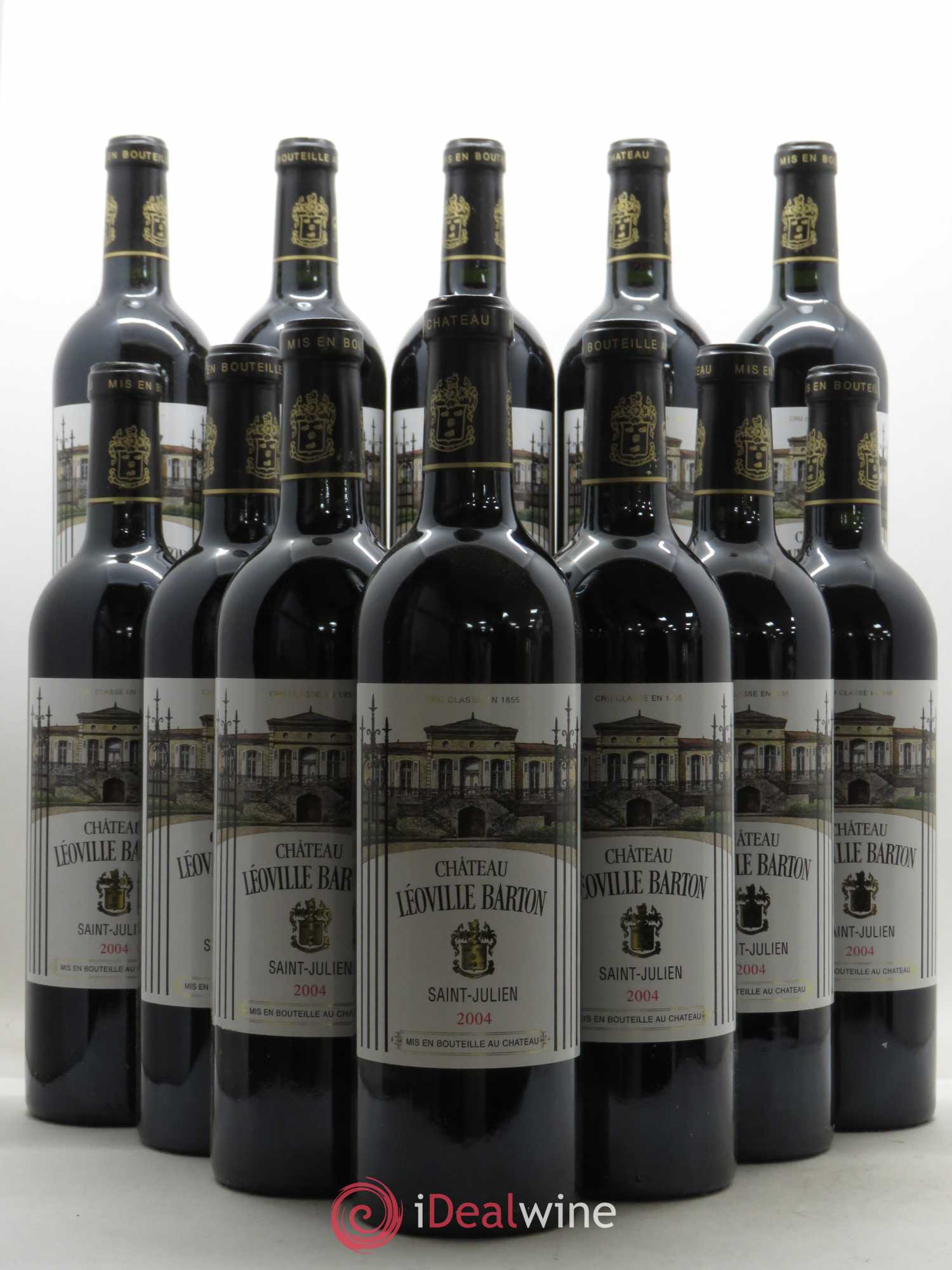 Château Léoville Barton 2ème Grand Cru Classé 2004 - Lot de 12 bouteilles - 0