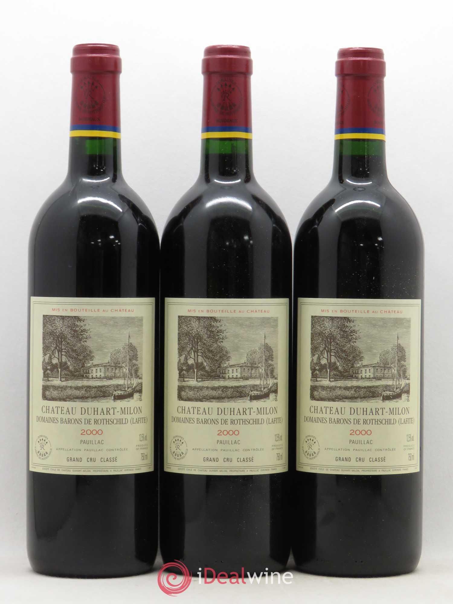 Château Duhart-Milon 4ème Grand Cru Classé 2000 - Lot de 12 bouteilles - 1