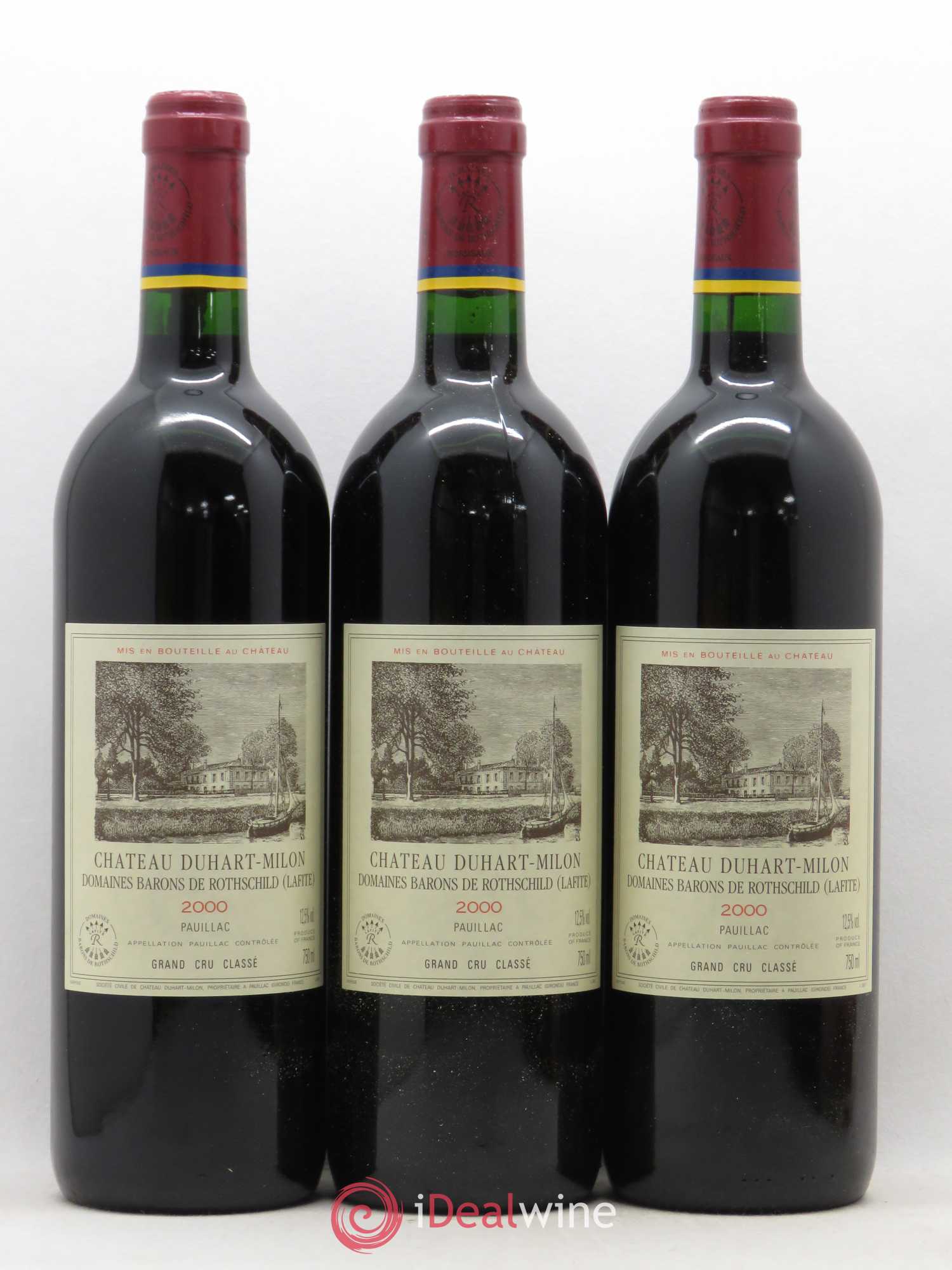 Château Duhart-Milon 4ème Grand Cru Classé 2000 - Lot de 12 bouteilles - 3