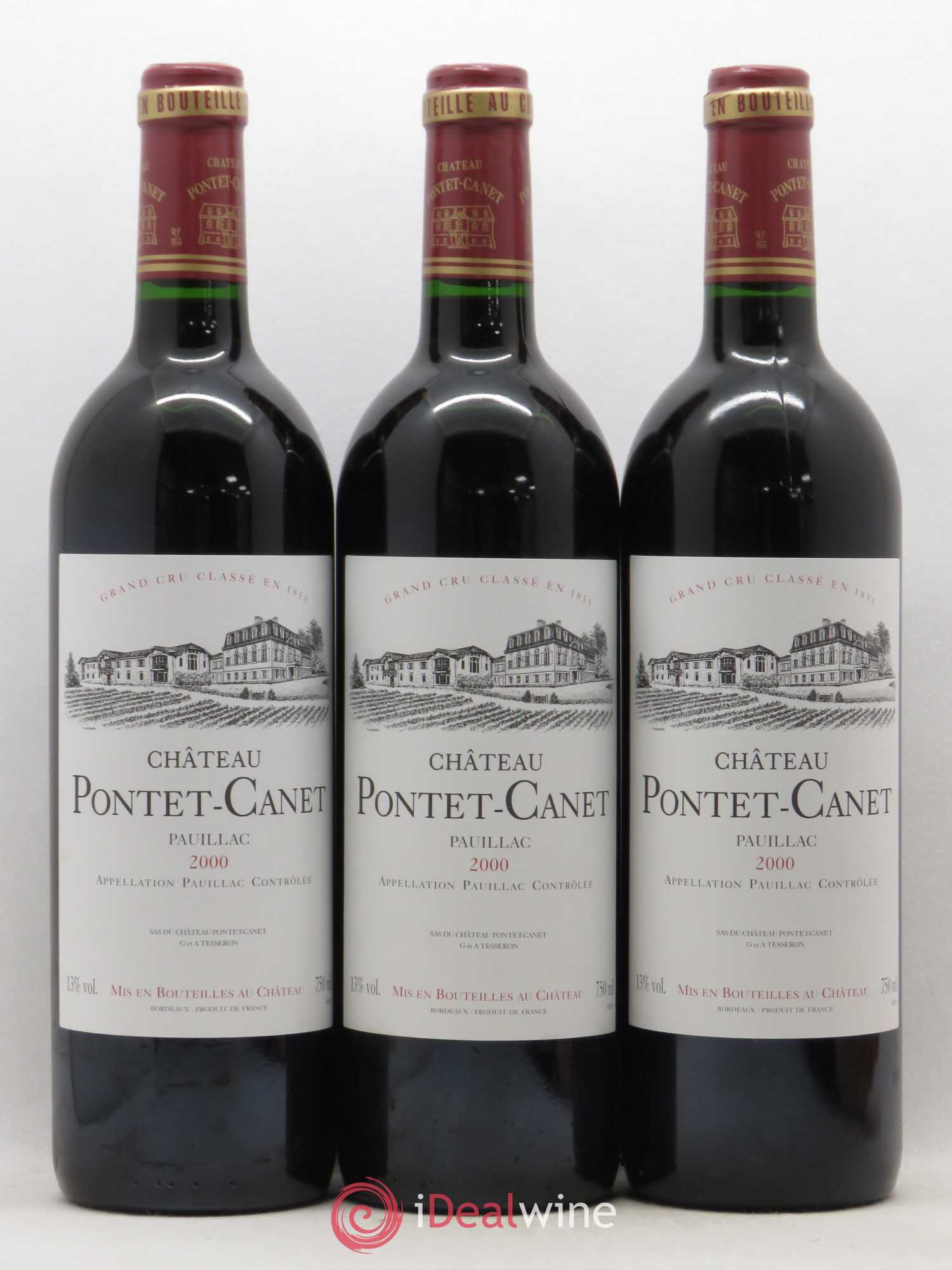Château Pontet Canet 5ème Grand Cru Classé (sans prix de réserve) 2000 - Lot de 12 bouteilles - 2