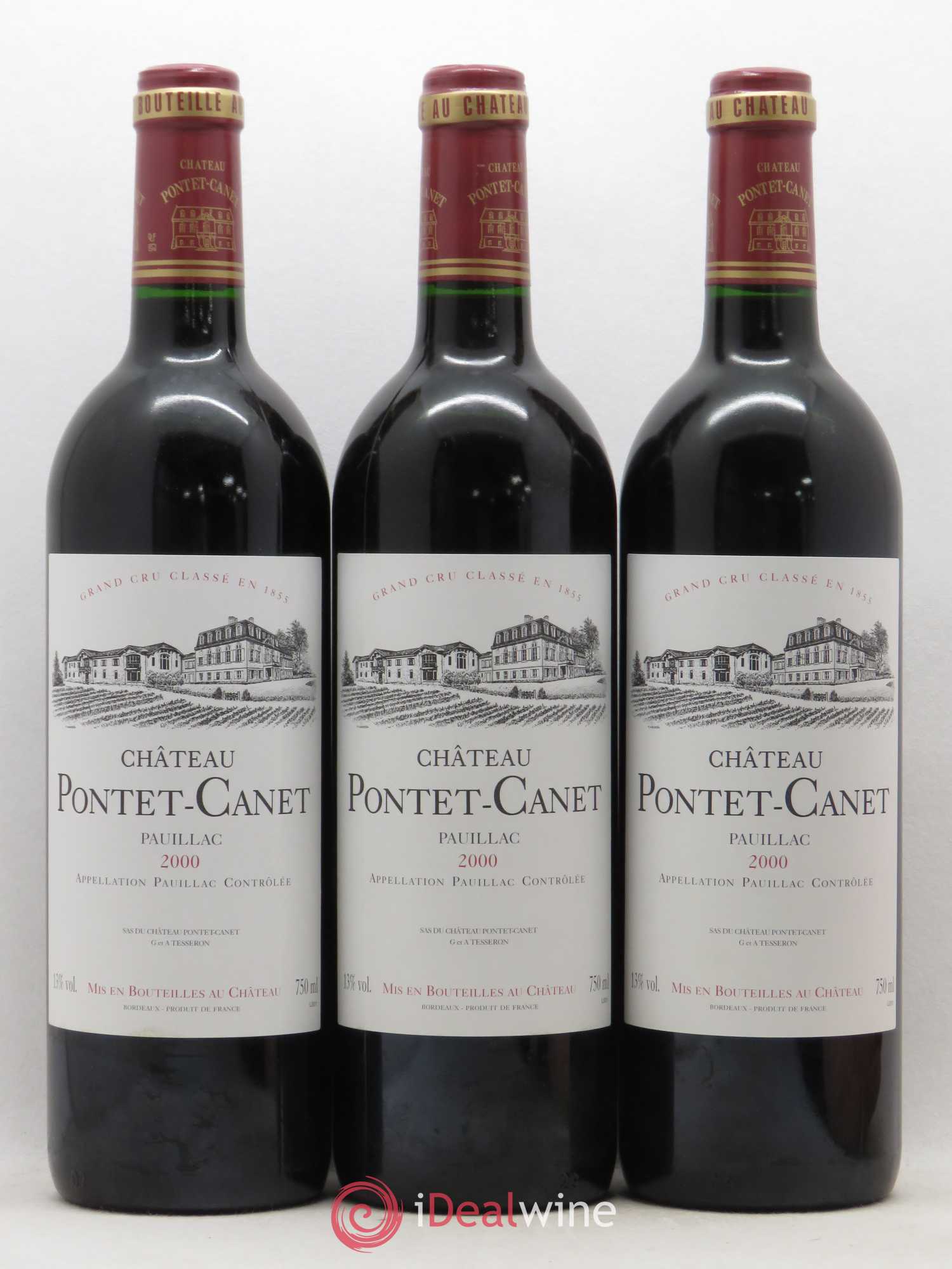 Château Pontet Canet 5ème Grand Cru Classé (sans prix de réserve) 2000 - Lot de 12 bouteilles - 4