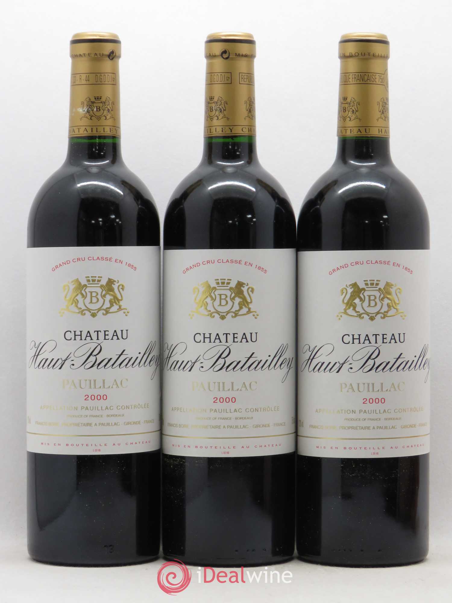 Château Haut Batailley 5ème Grand Cru Classé 2000 - Lot de 12 bouteilles - 3