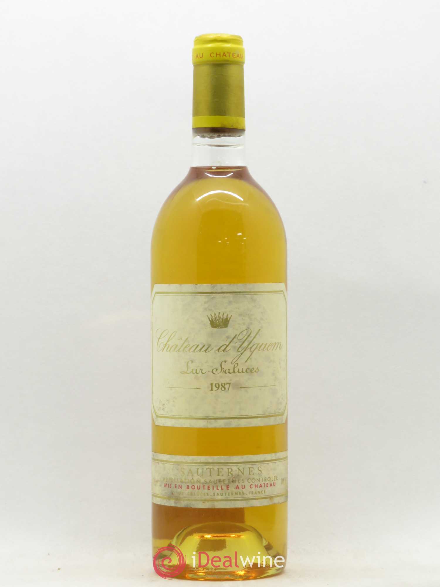 Château d' Yquem 1er Cru Classé Supérieur 1987 - Lotto di 1 bottiglia - 0