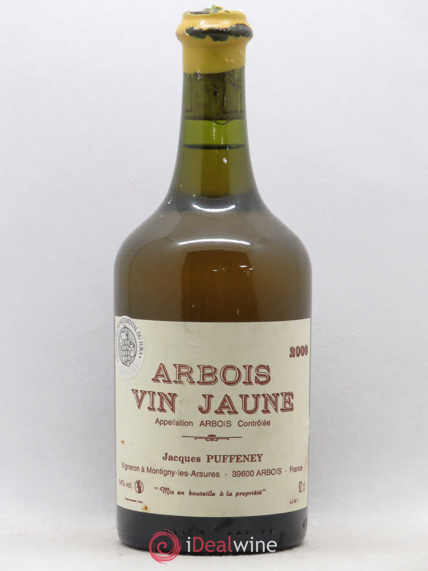 Arbois Vin Jaune Jacques Puffeney 2000 - Lot de 1 bouteille - 0