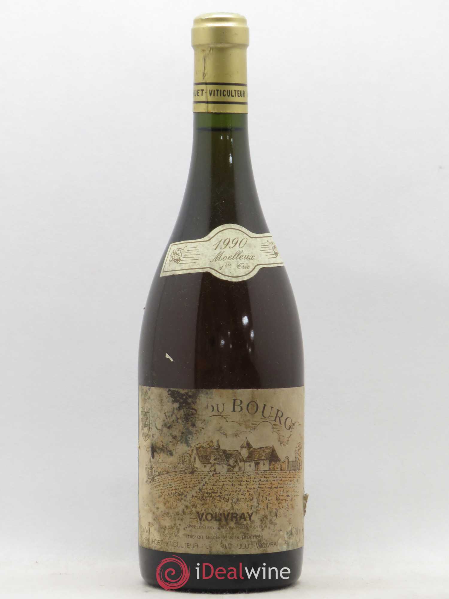 Vouvray Clos du Bourg Moelleux 1ère trie Domaine Huet 1990 - Lotto di 1 bottiglia - 0