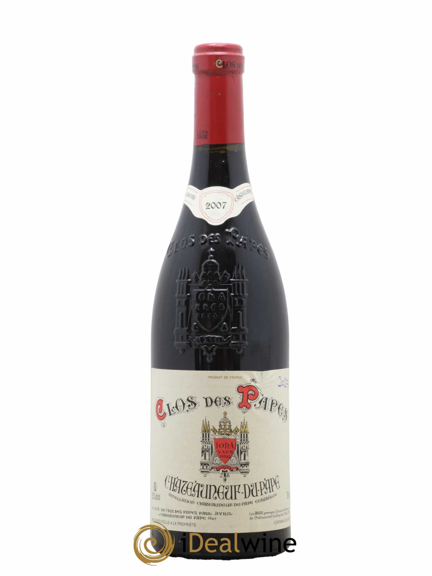 Châteauneuf-du-Pape Clos des Papes - Paul Avril 2007 - Posten von 1 Flasche - 0