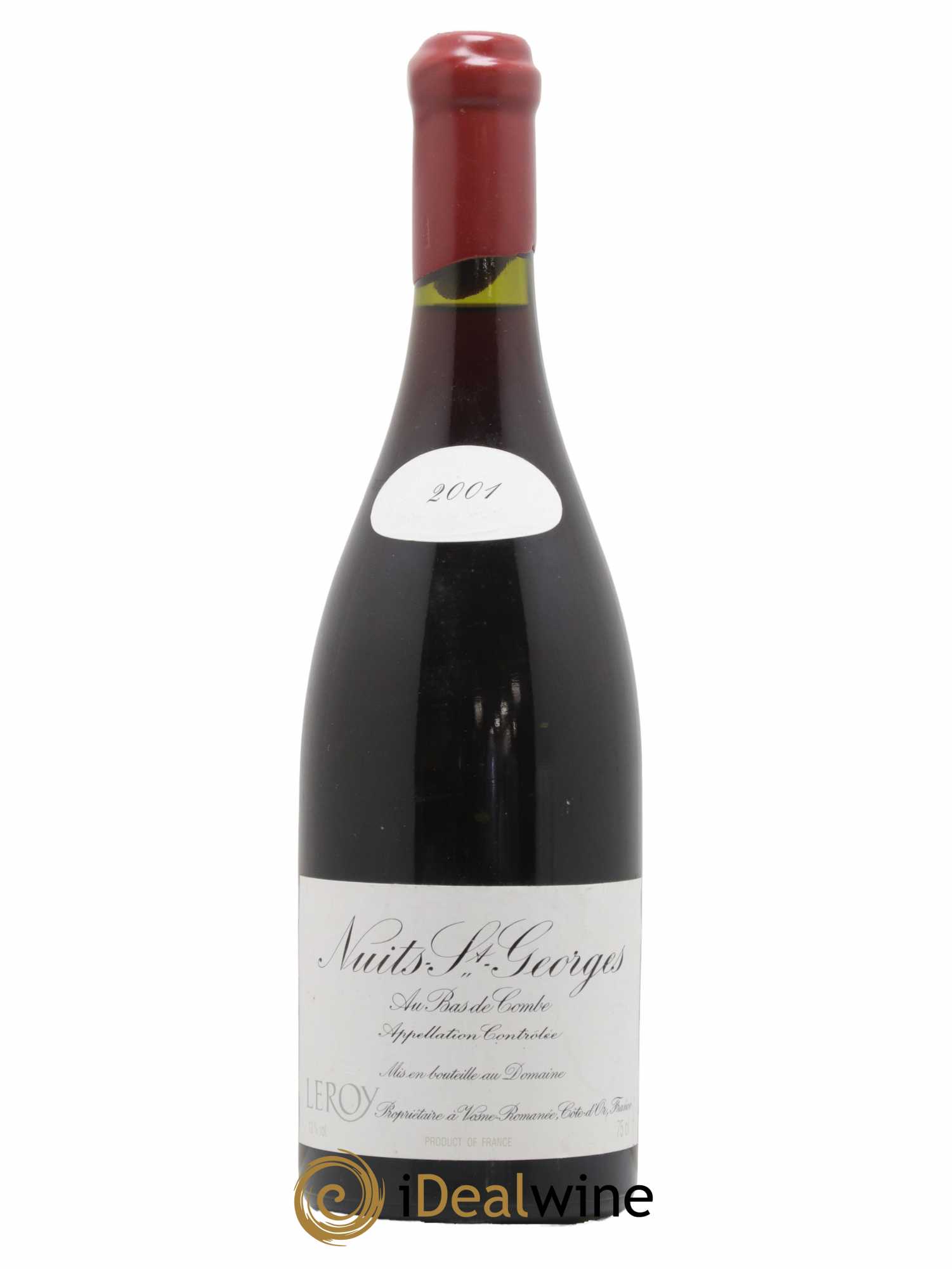 Nuits-Saint-Georges Bas de Combes Leroy (Domaine) 2001 - Lot de 1 bouteille - 0
