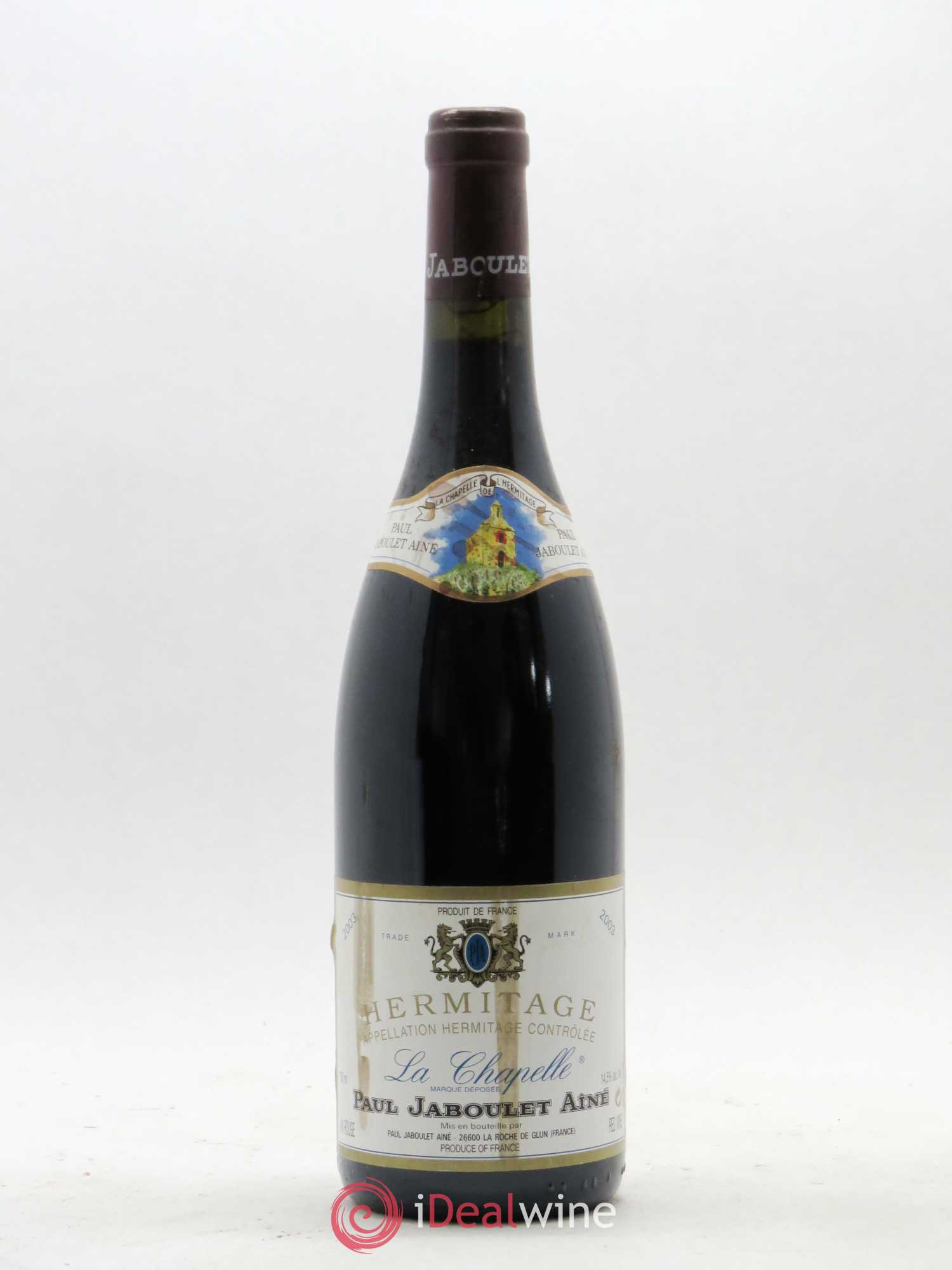 Hermitage La Chapelle Paul Jaboulet Ainé 2003 - Lot de 1 bouteille - 0