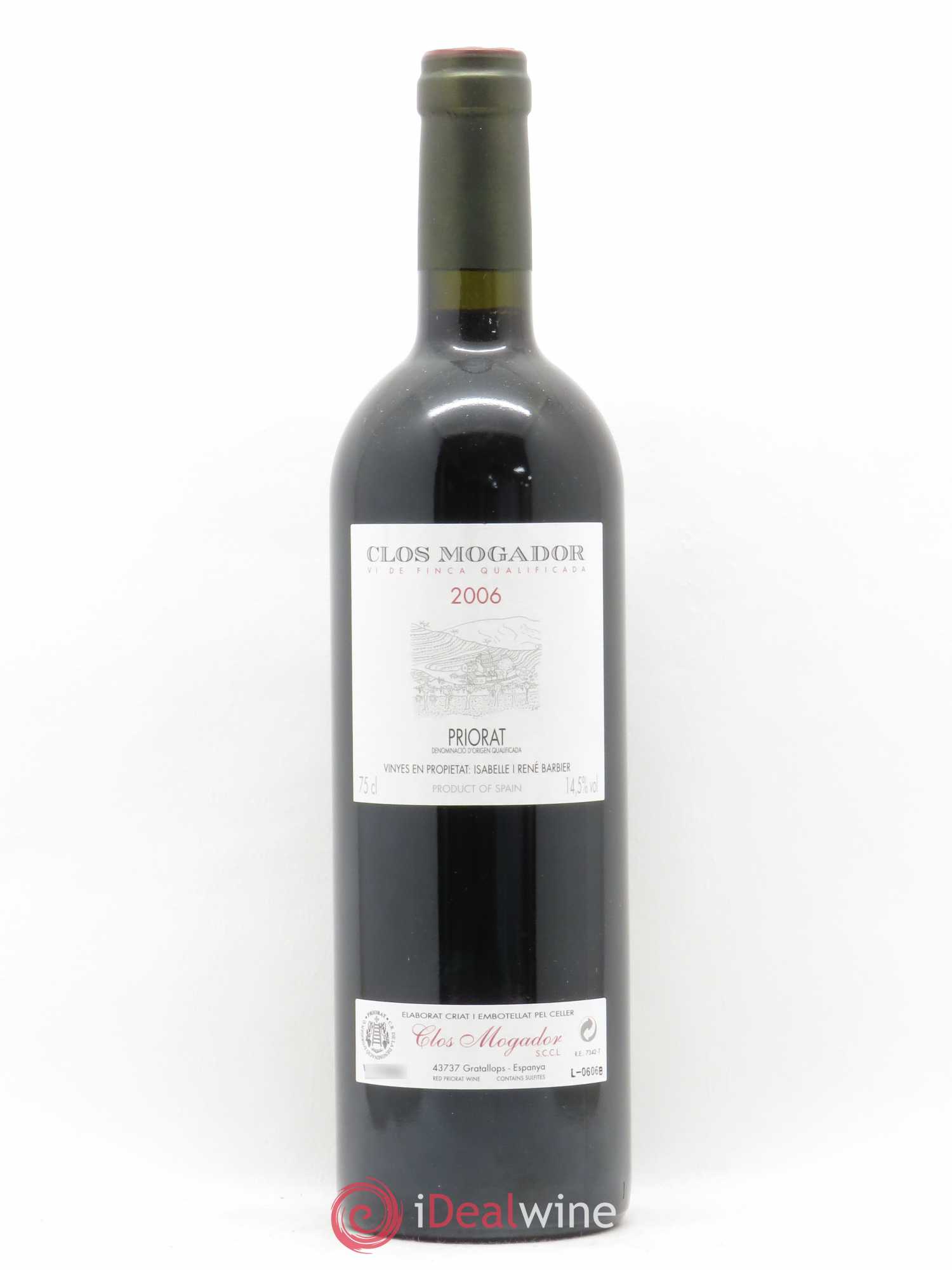 Priorat Clos Mogador DOCA René Barbier 2006 - Lot de 1 bouteille - 0