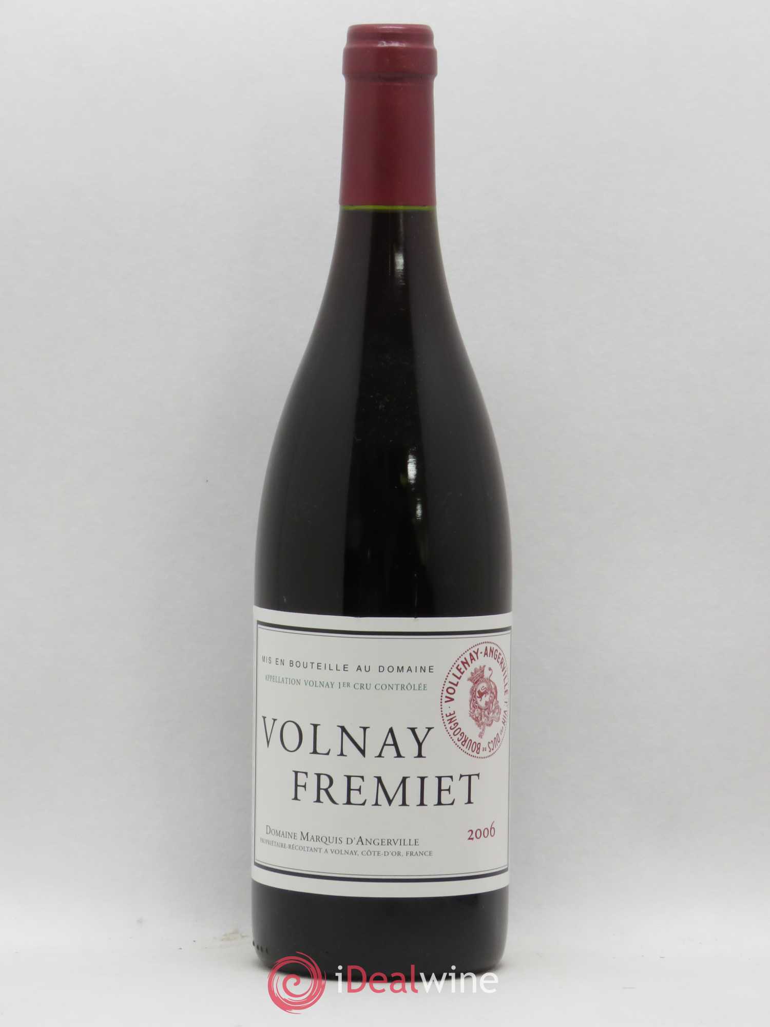 Volnay 1er Cru Frémiet Marquis d'Angerville (Domaine) 2006 - Lot de 1 bouteille - 0