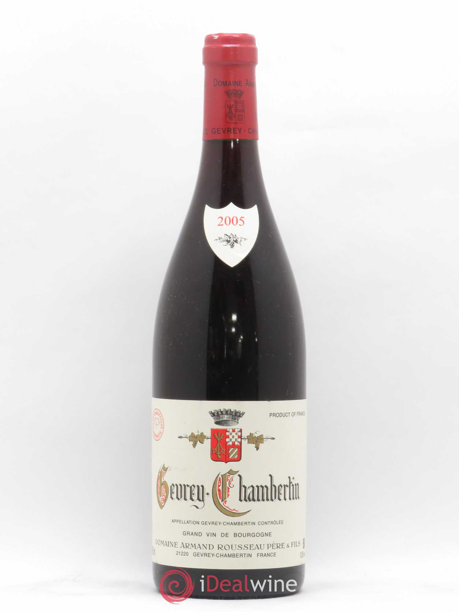 Gevrey-Chambertin Armand Rousseau (Domaine) 2005 - Lot de 1 bouteille - 0