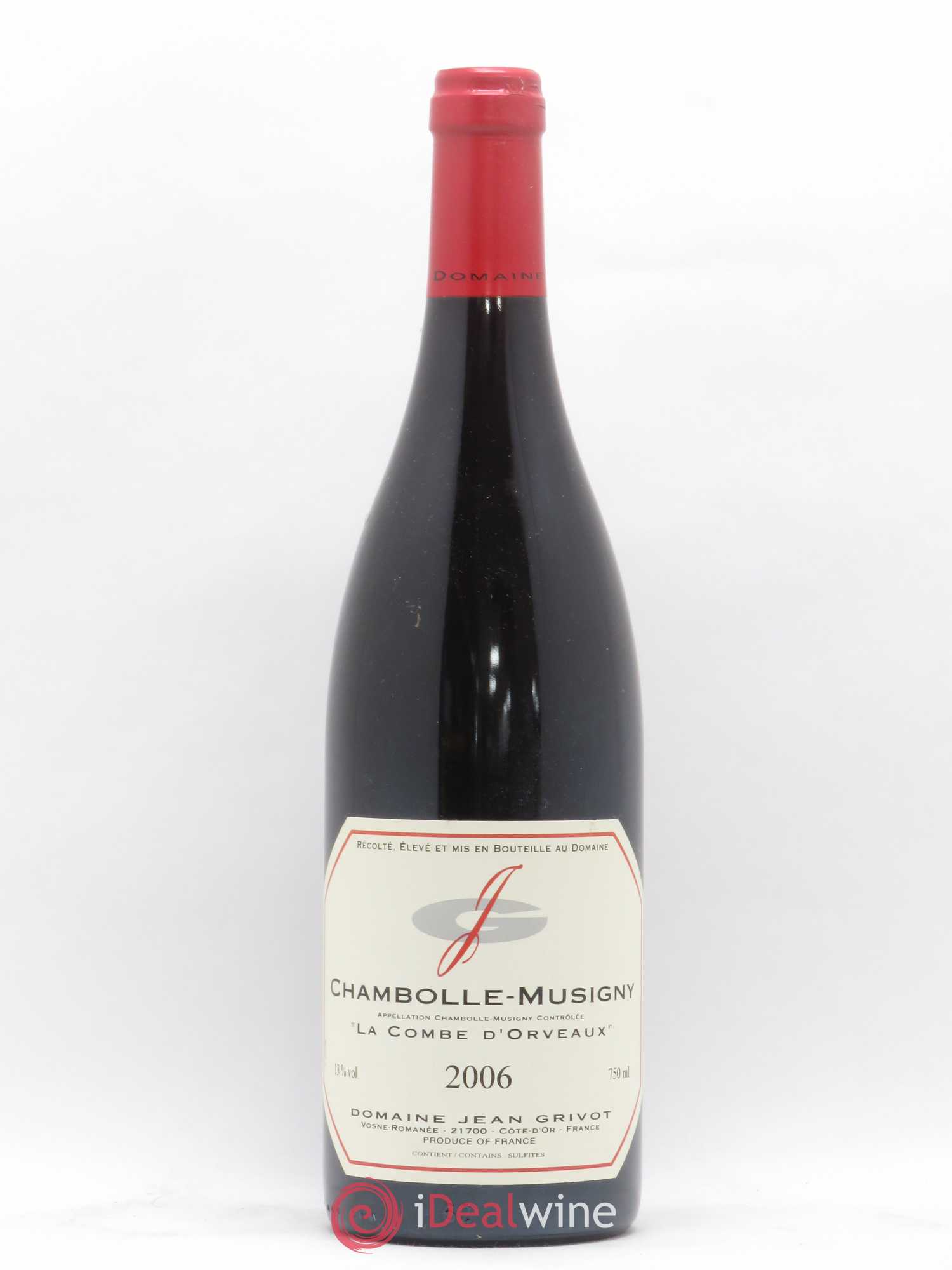 Chambolle-Musigny Combe d'Orveau Jean Grivot 2006 - Lot de 1 bouteille - 0